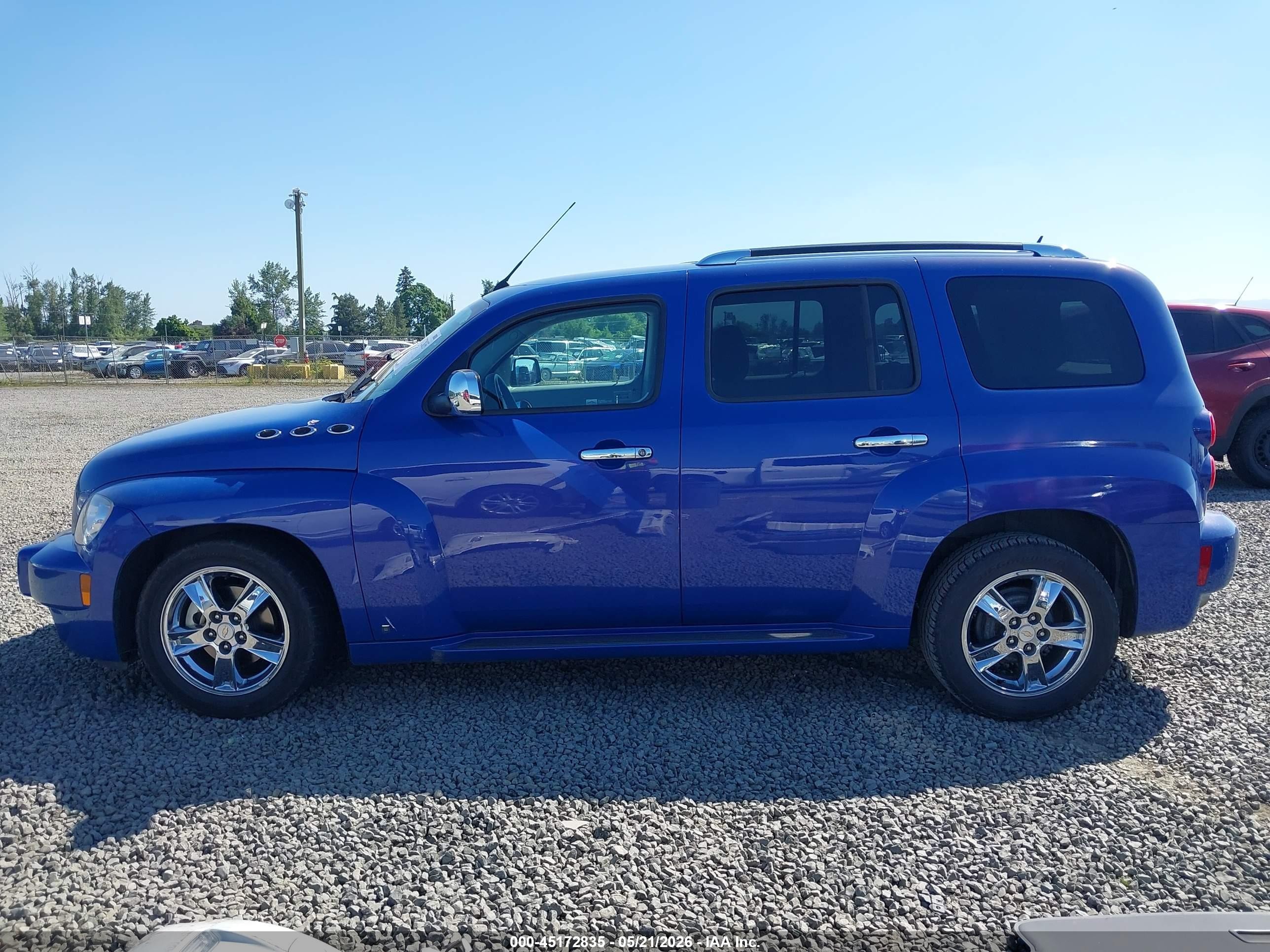 2008 Chevrolet Hhr Lt Blue vin: 3GNDA23P68S545537