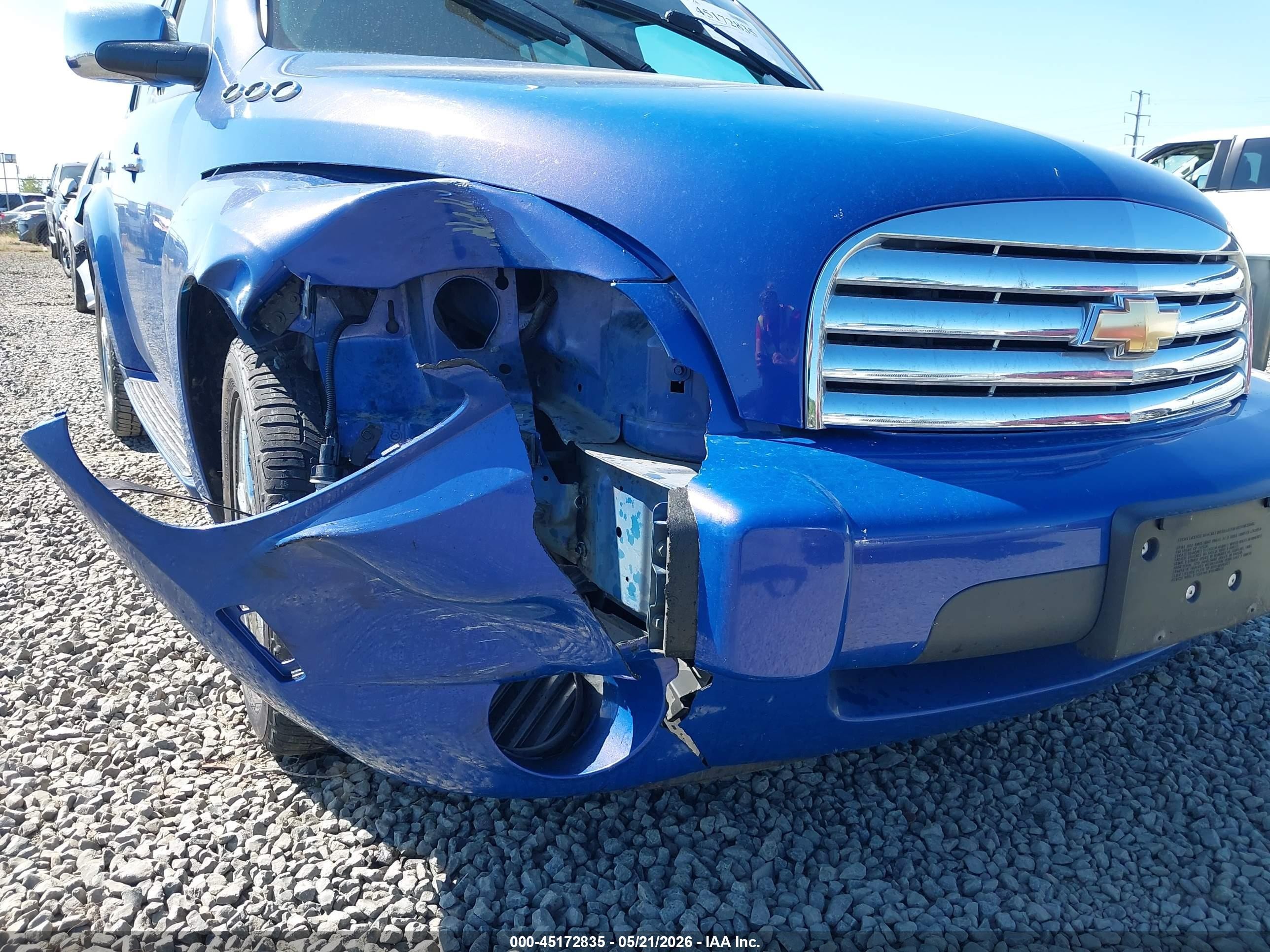2008 Chevrolet Hhr Lt Blue vin: 3GNDA23P68S545537
