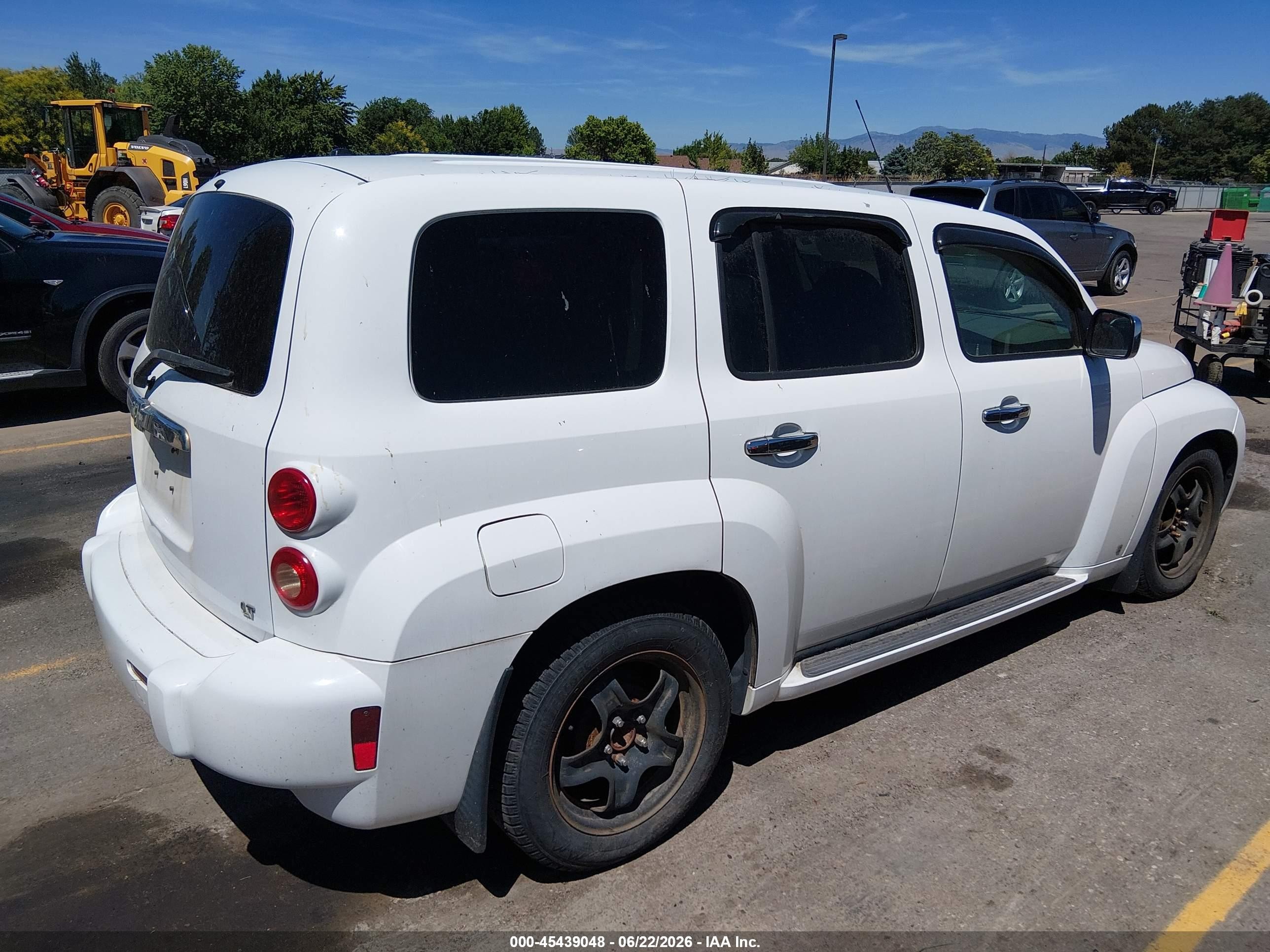 2007 Chevrolet Hhr Lt White vin: 3GNDA23P77S565438
