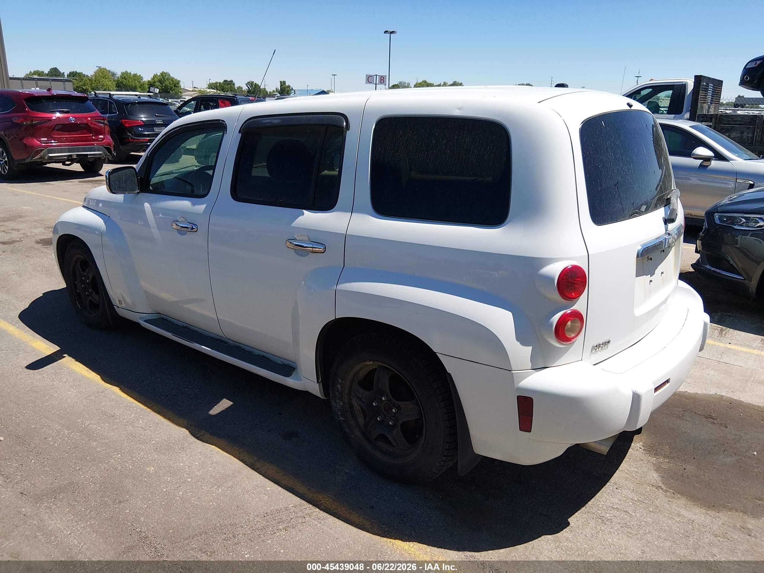 2007 Chevrolet Hhr Lt White vin: 3GNDA23P77S565438