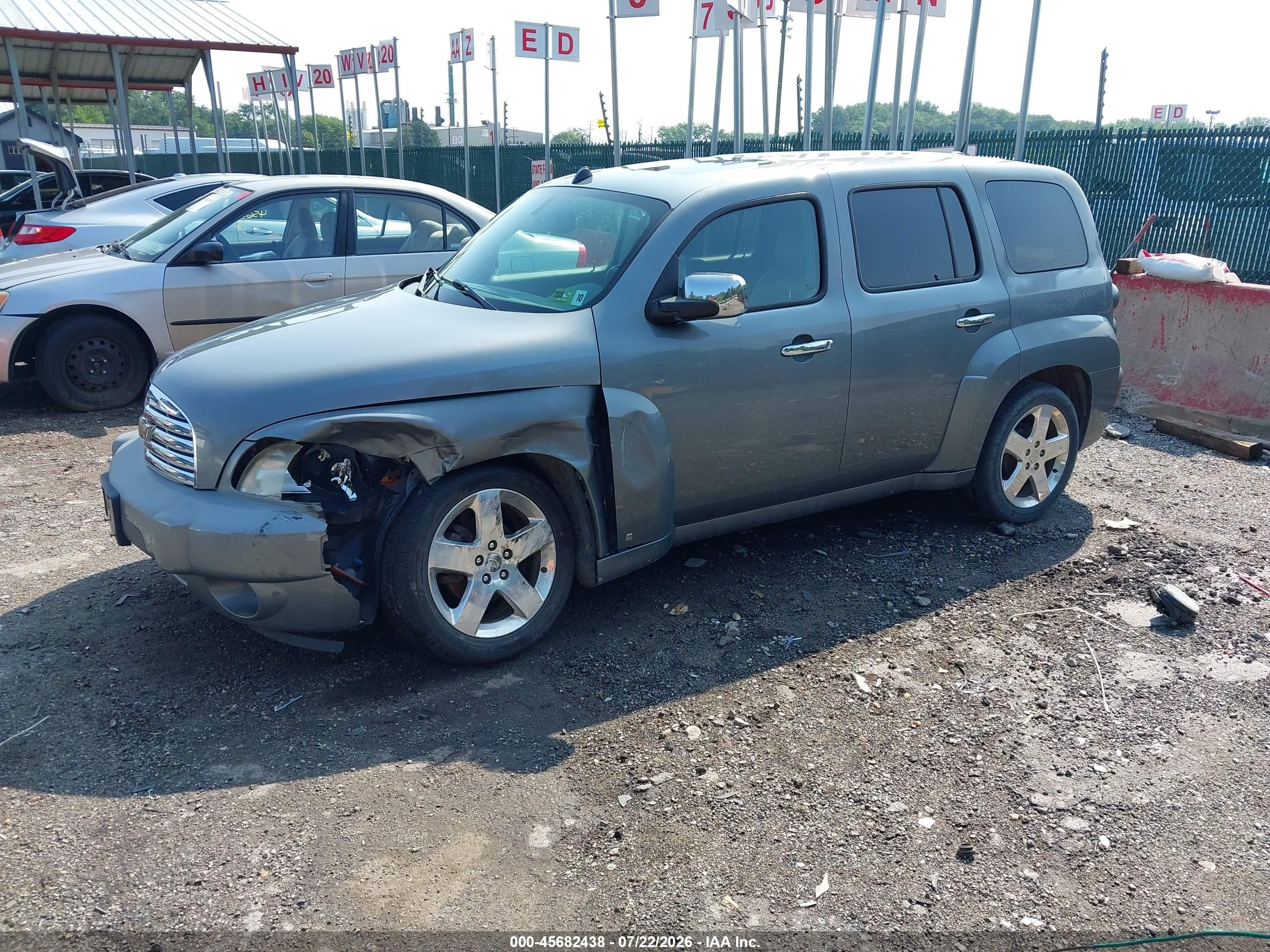 2006 Chevrolet Hhr Lt Gray vin: 3GNDA23P86S525674