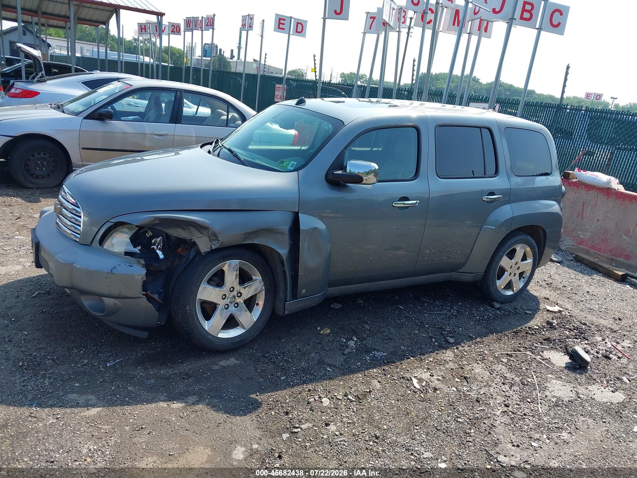 2006 Chevrolet Hhr Lt Gray vin: 3GNDA23P86S525674