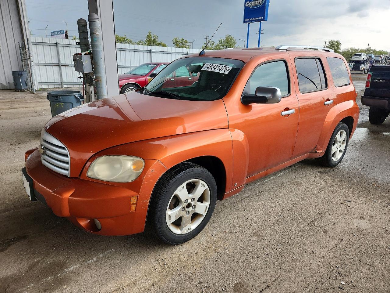 2007 Chevrolet Hhr Lt Orange vin: 3GNDA23P87S627901