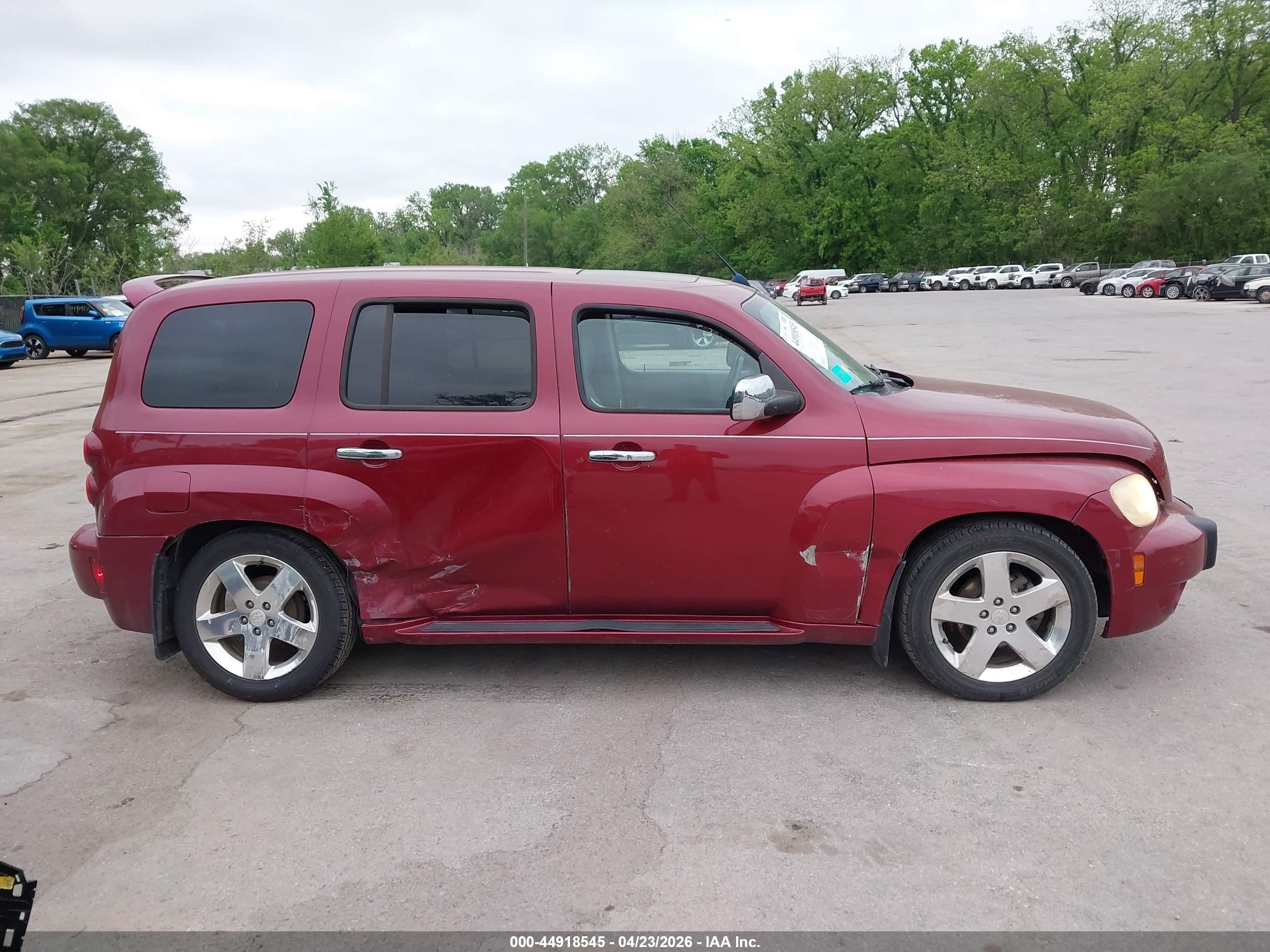 2006 Chevrolet Hhr Lt Burgundy vin: 3GNDA23P96S648030