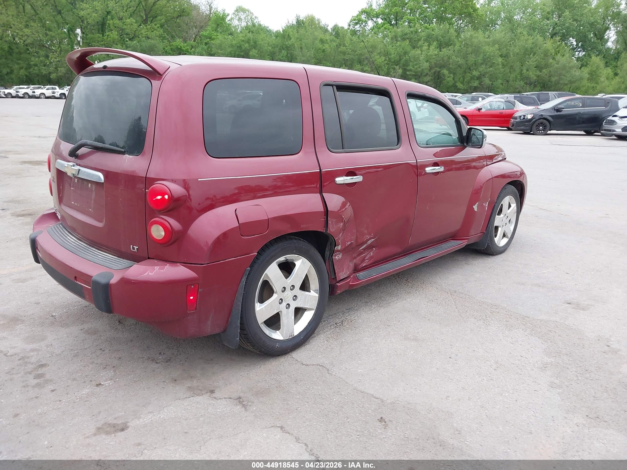 2006 Chevrolet Hhr Lt Burgundy vin: 3GNDA23P96S648030