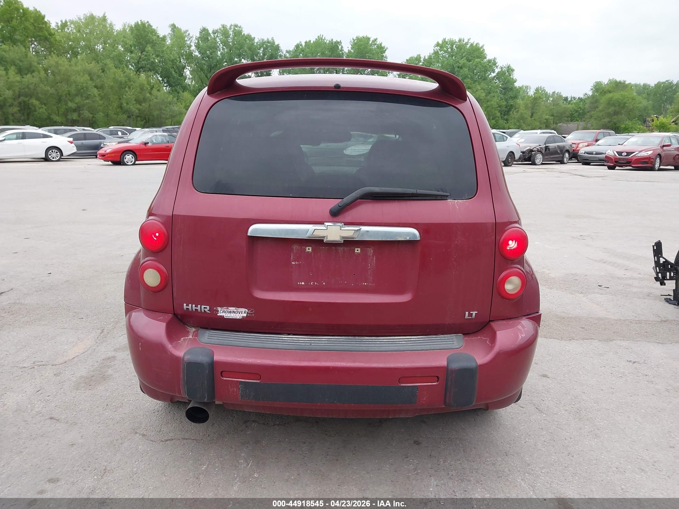 2006 Chevrolet Hhr Lt Burgundy vin: 3GNDA23P96S648030