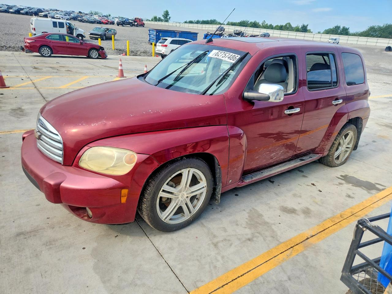2006 Chevrolet Hhr Lt Red vin: 3GNDA23PX6S558630