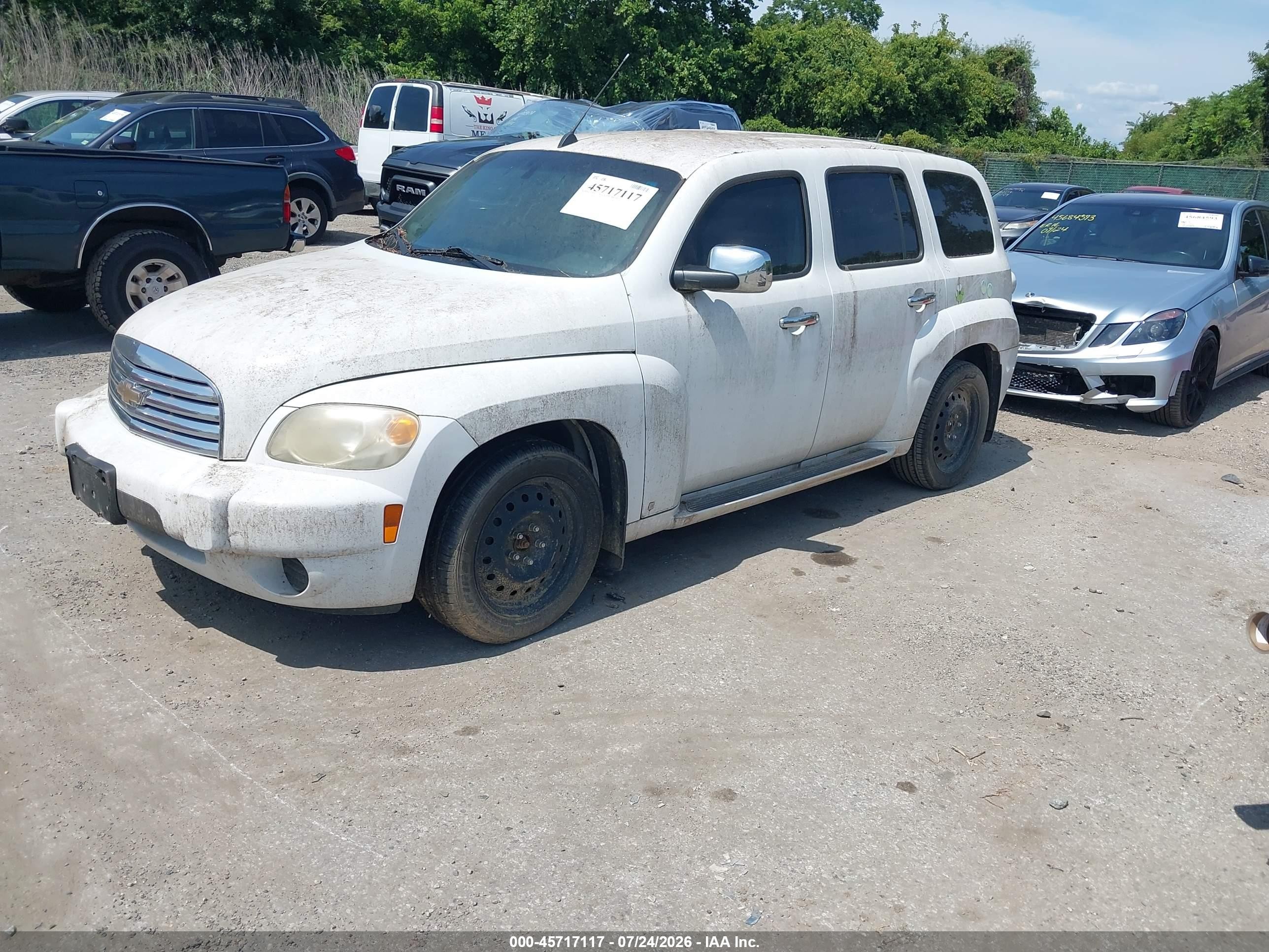 2007 Chevrolet Hhr Lt White vin: 3GNDA23PX7S559052