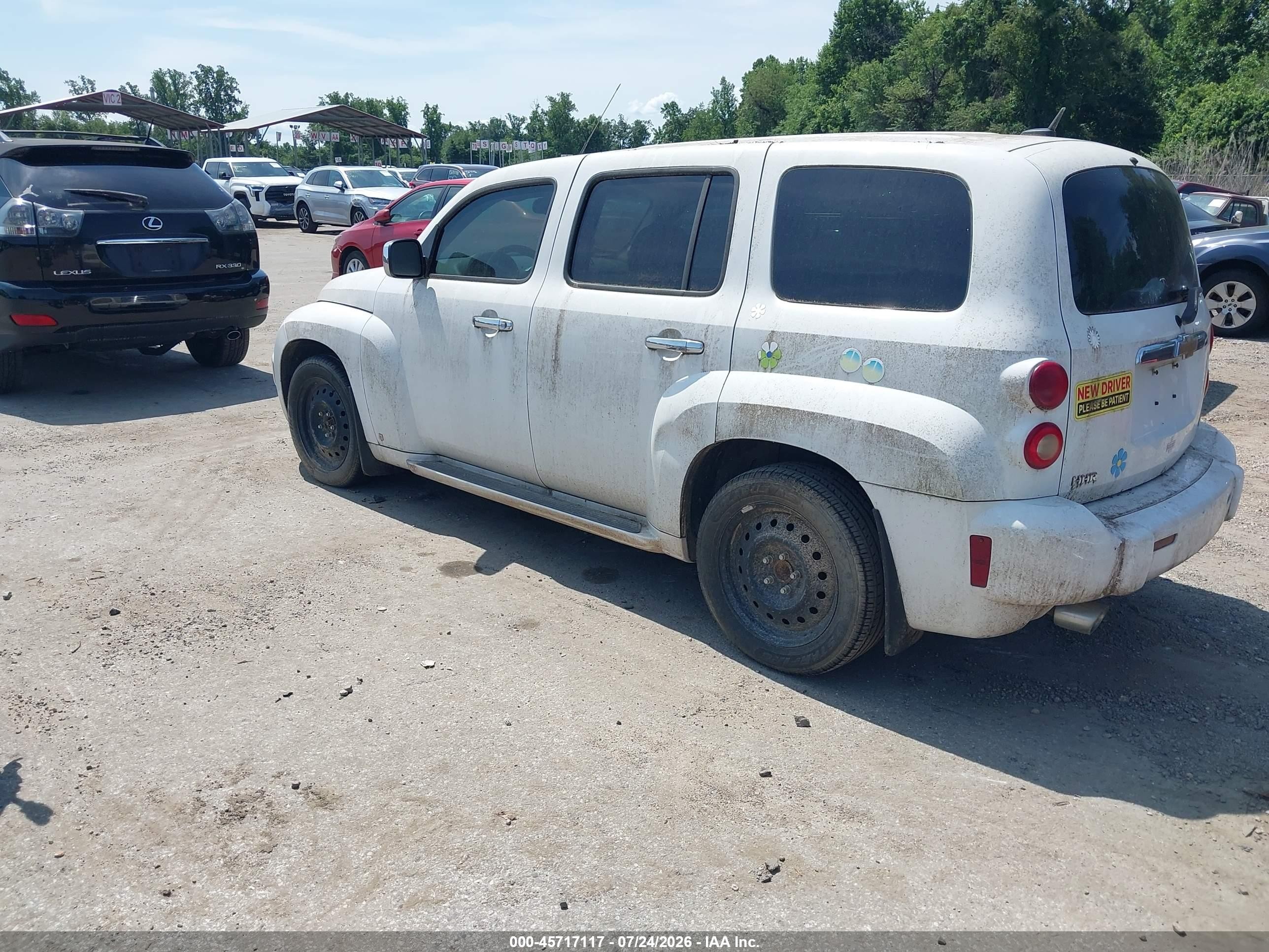 2007 Chevrolet Hhr Lt White vin: 3GNDA23PX7S559052