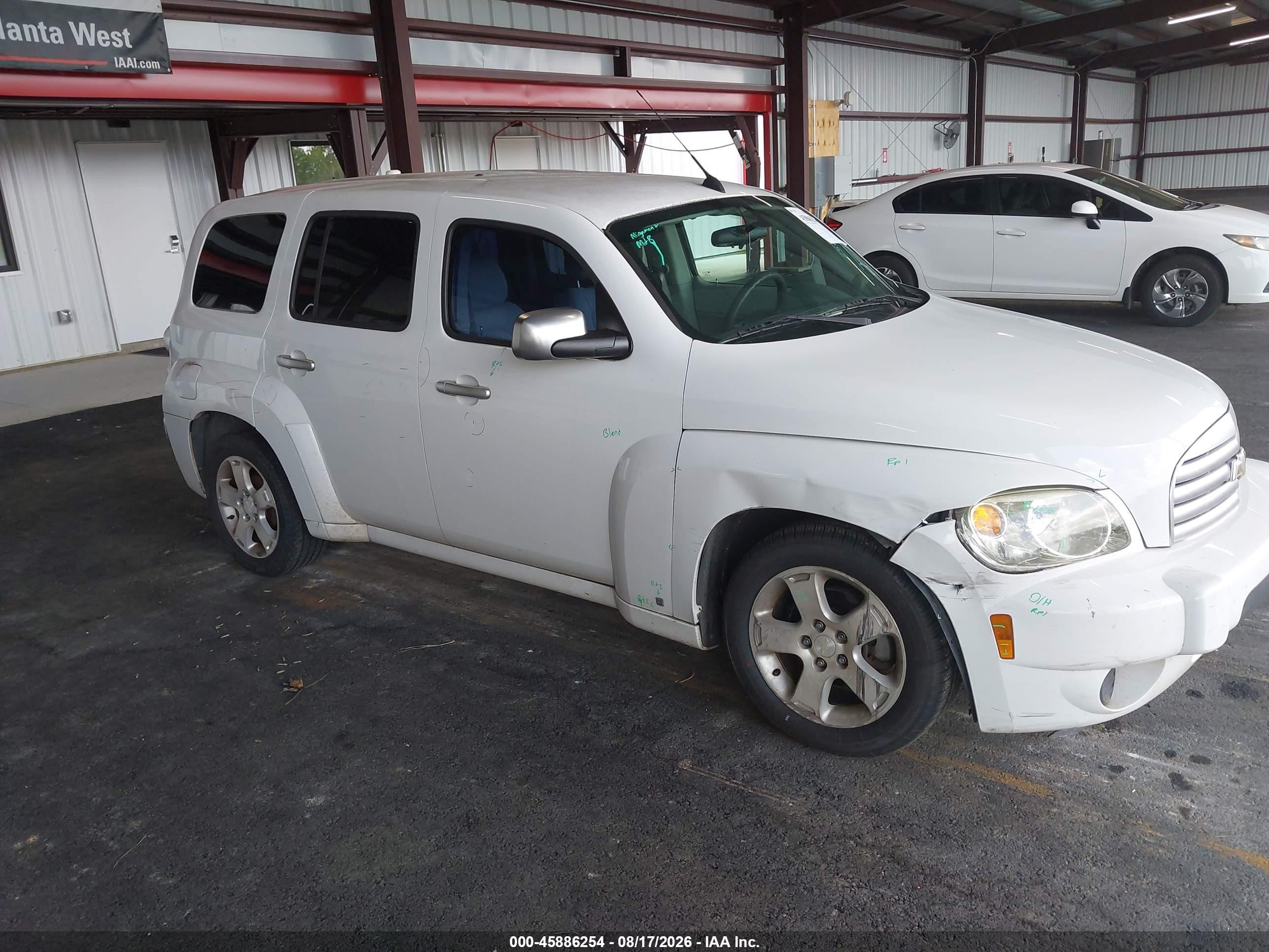 2007 Chevrolet Hhr Lt White vin: 3GNDA23PX7S604569