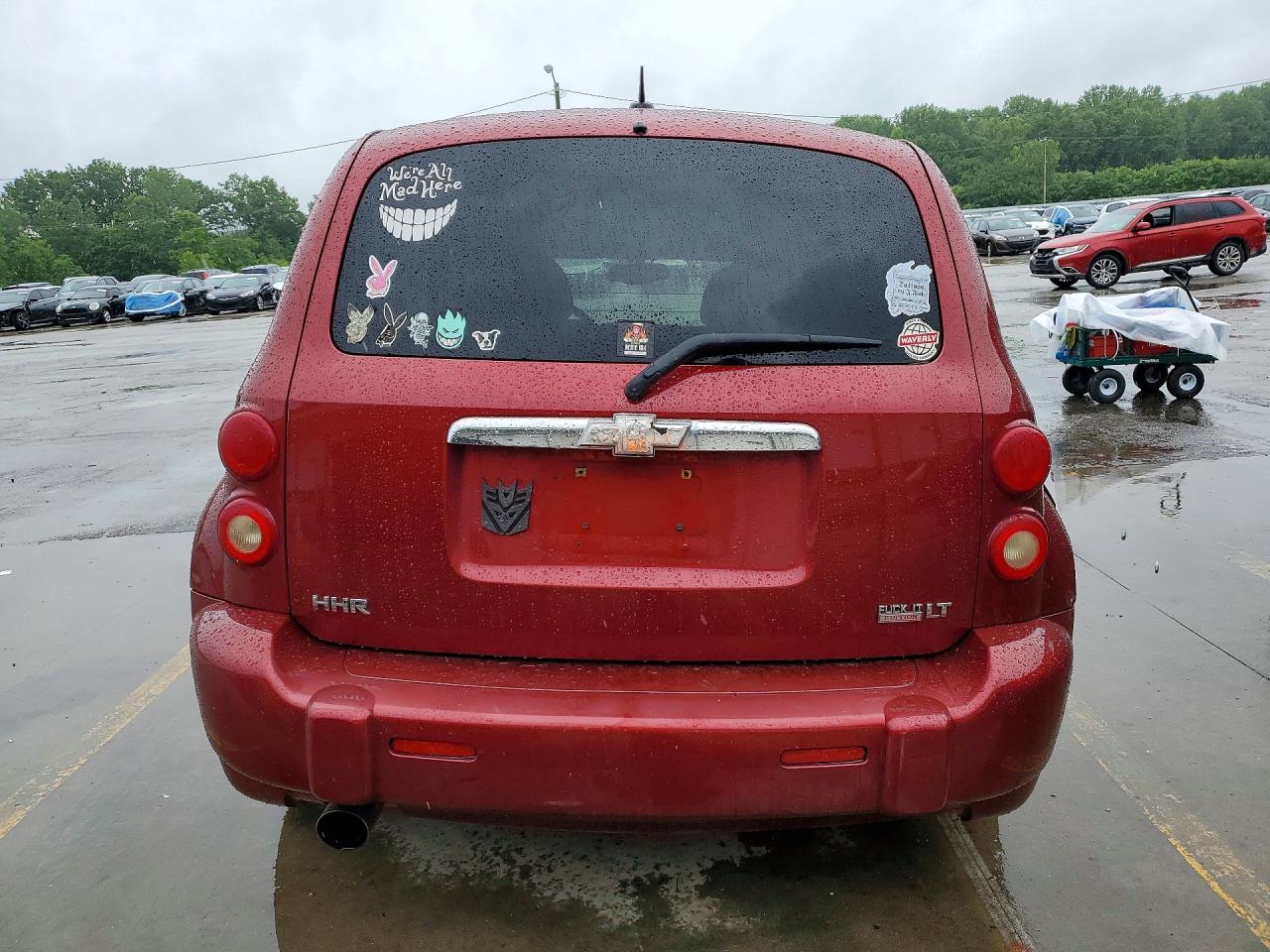 2008 Chevrolet Hhr Lt Red vin: 3GNDA23PX8S599343