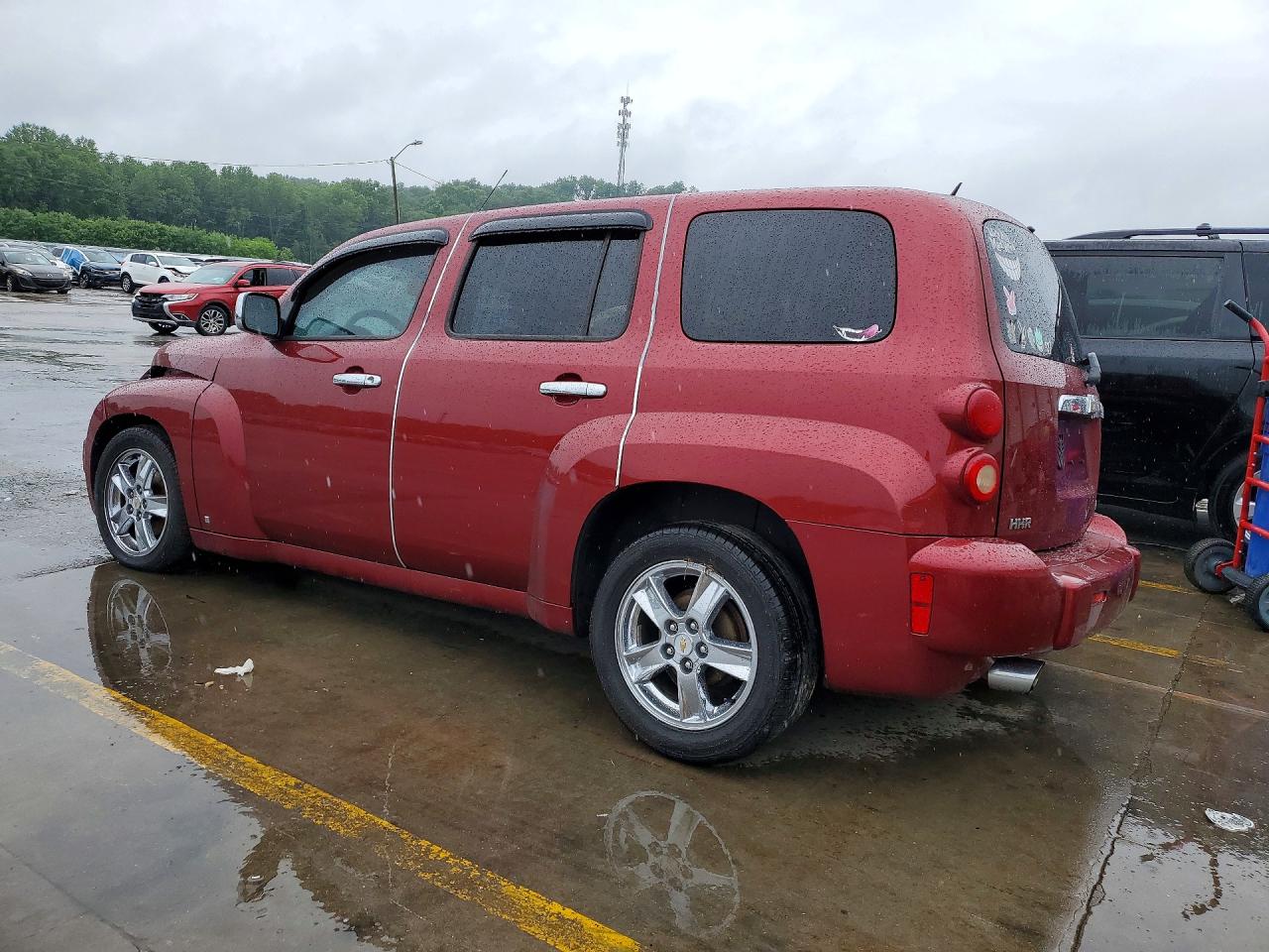 2008 Chevrolet Hhr Lt Red vin: 3GNDA23PX8S599343
