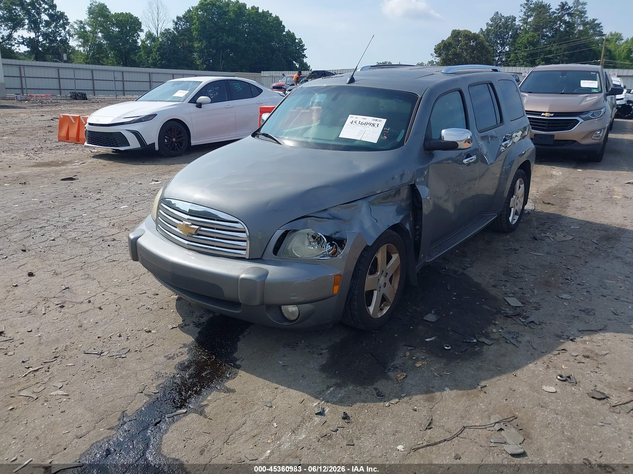 2007 Chevrolet Hhr Lt Gray vin: 3GNDA33P07S578215