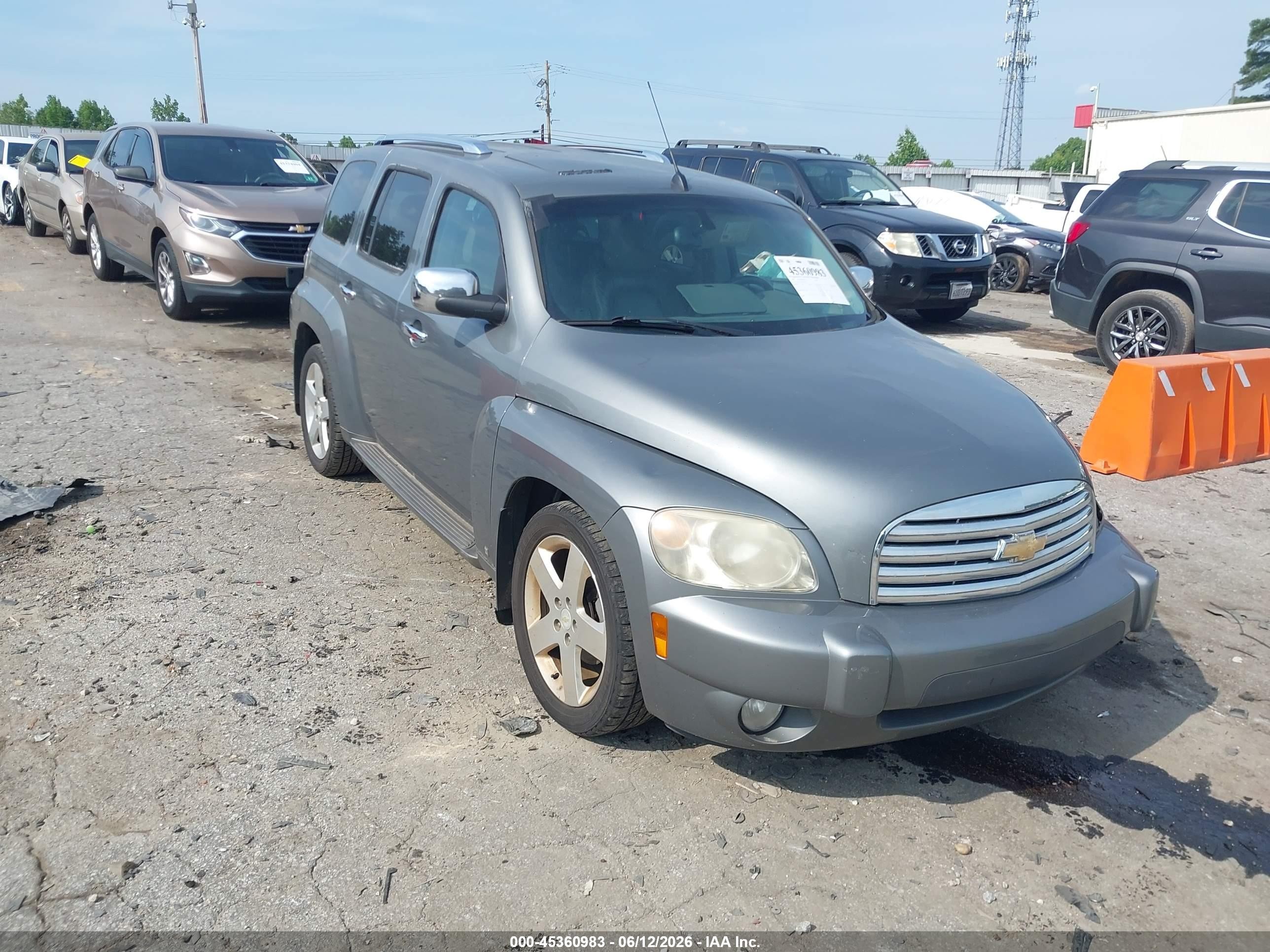 2007 Chevrolet Hhr Lt Gray vin: 3GNDA33P07S578215