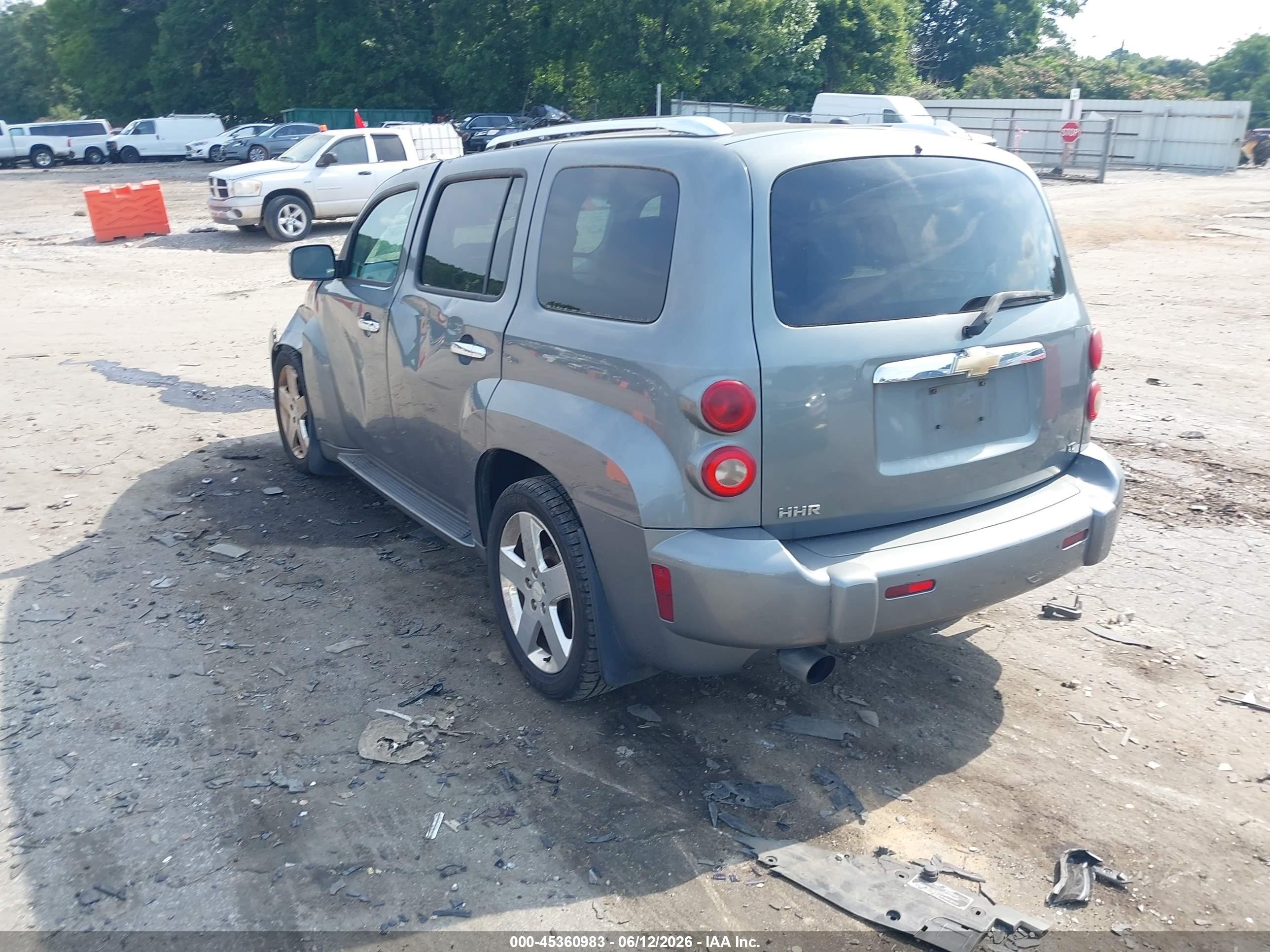 2007 Chevrolet Hhr Lt Gray vin: 3GNDA33P07S578215