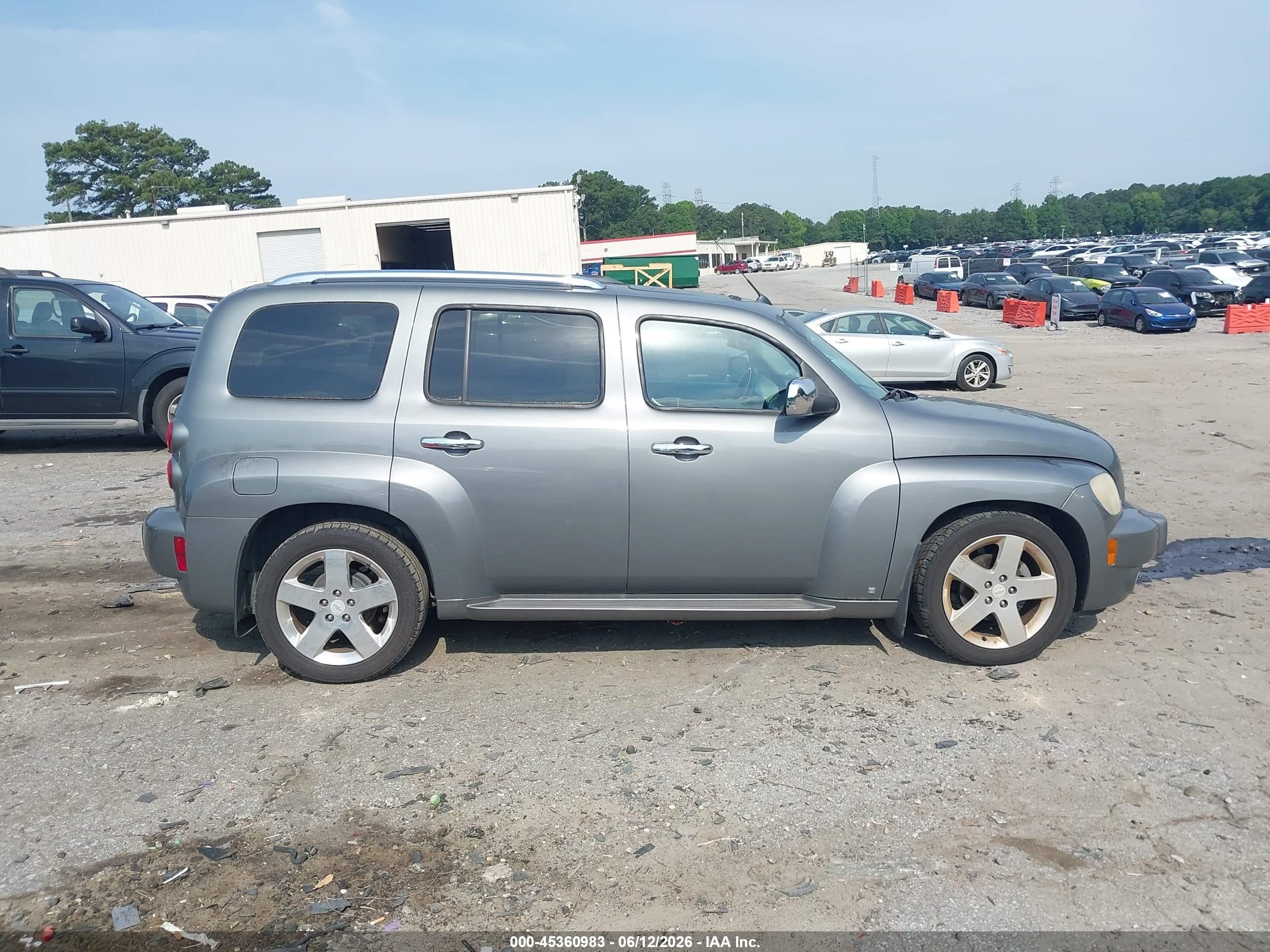 2007 Chevrolet Hhr Lt Gray vin: 3GNDA33P07S578215