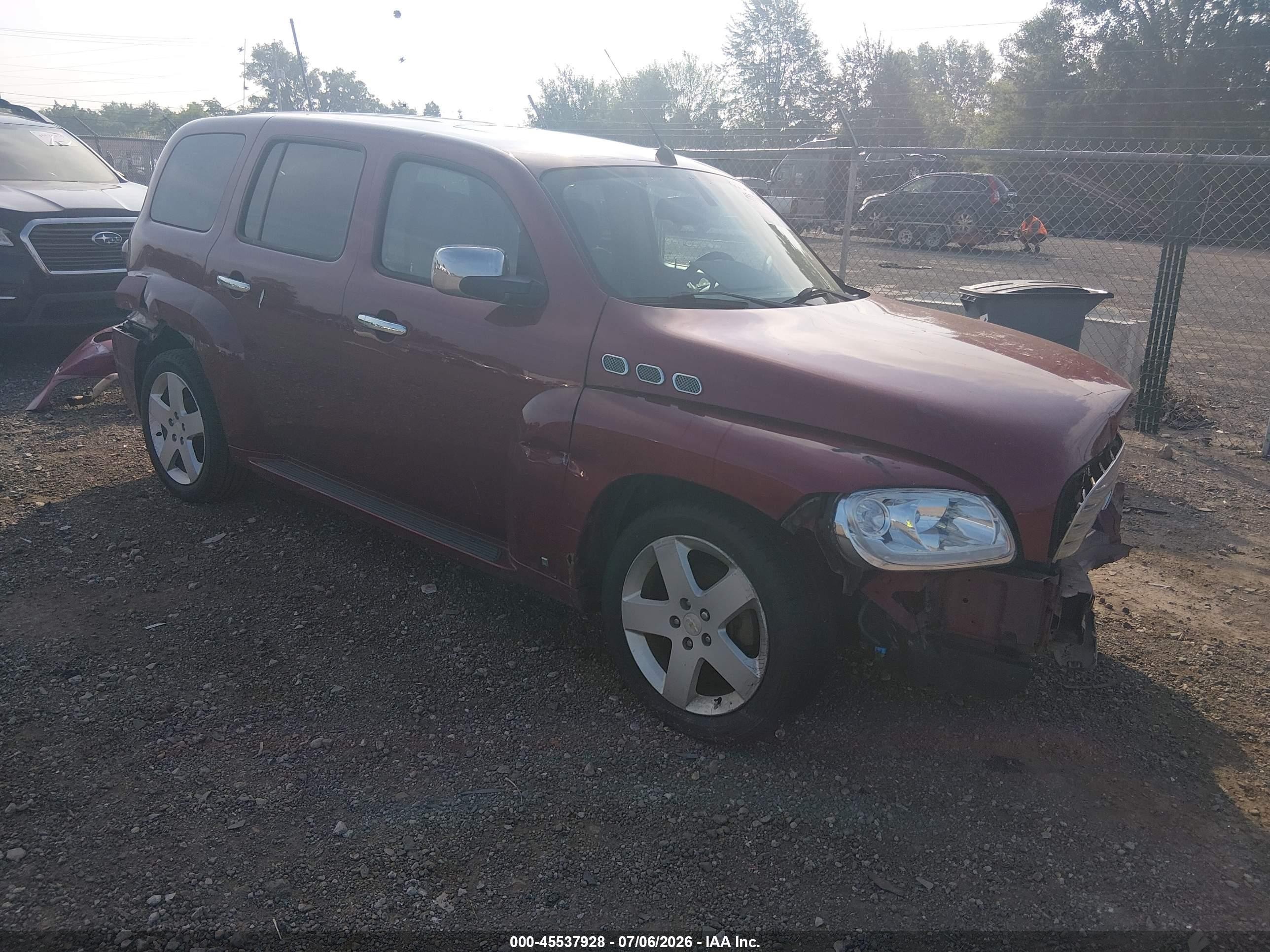 2007 Chevrolet Hhr Lt Red vin: 3GNDA33P07S583267