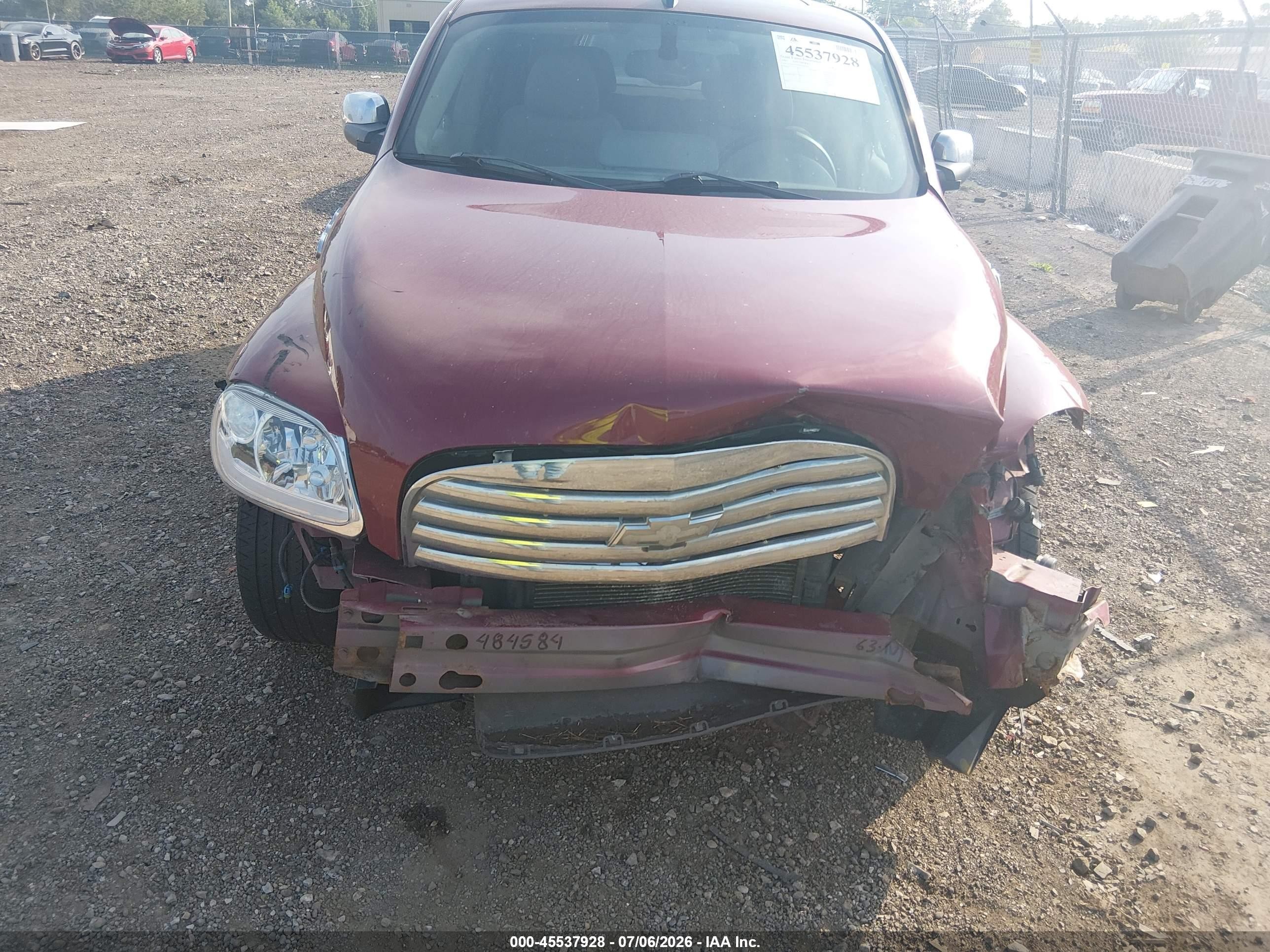 2007 Chevrolet Hhr Lt Red vin: 3GNDA33P07S583267