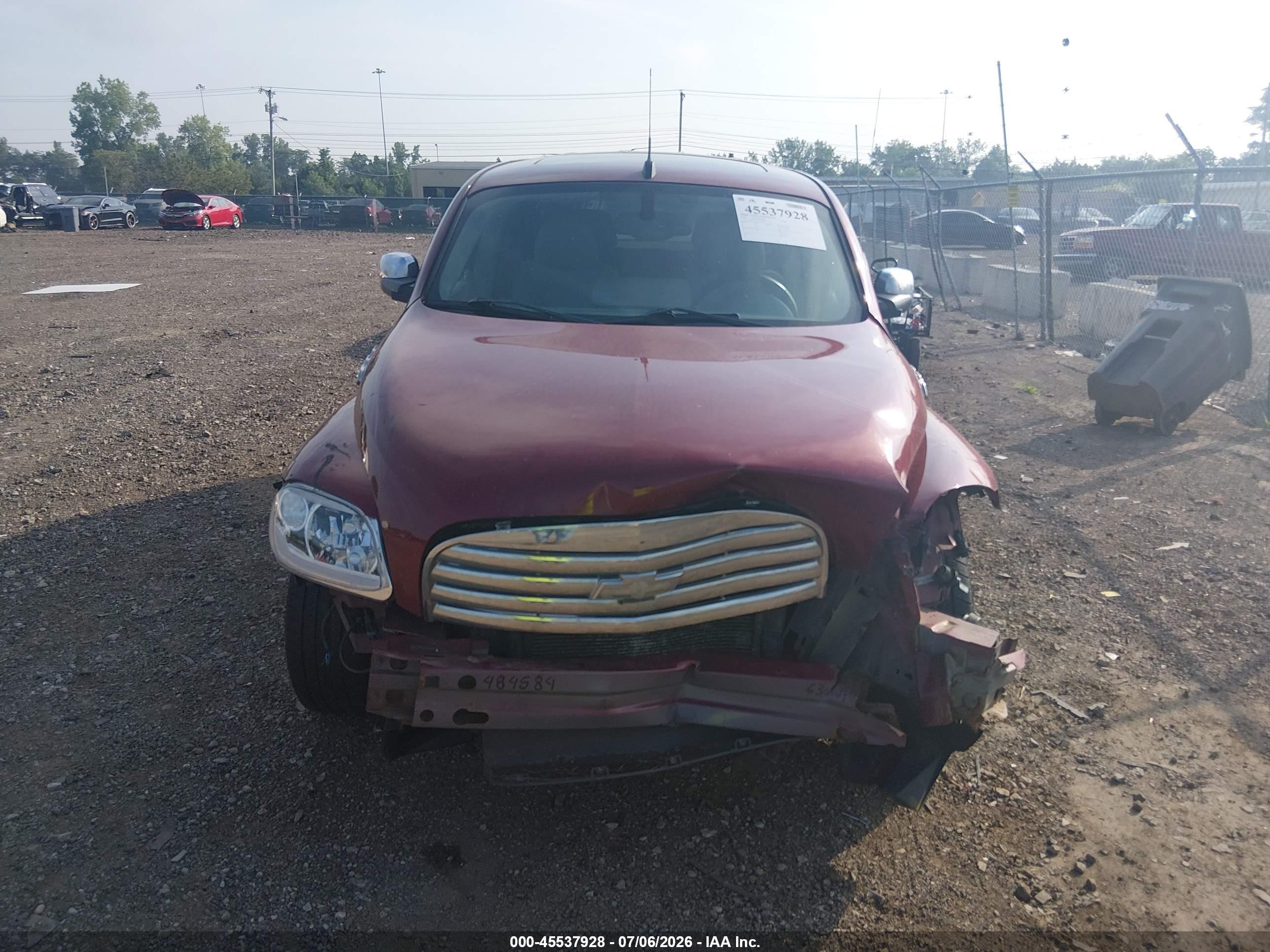 2007 Chevrolet Hhr Lt Red vin: 3GNDA33P07S583267