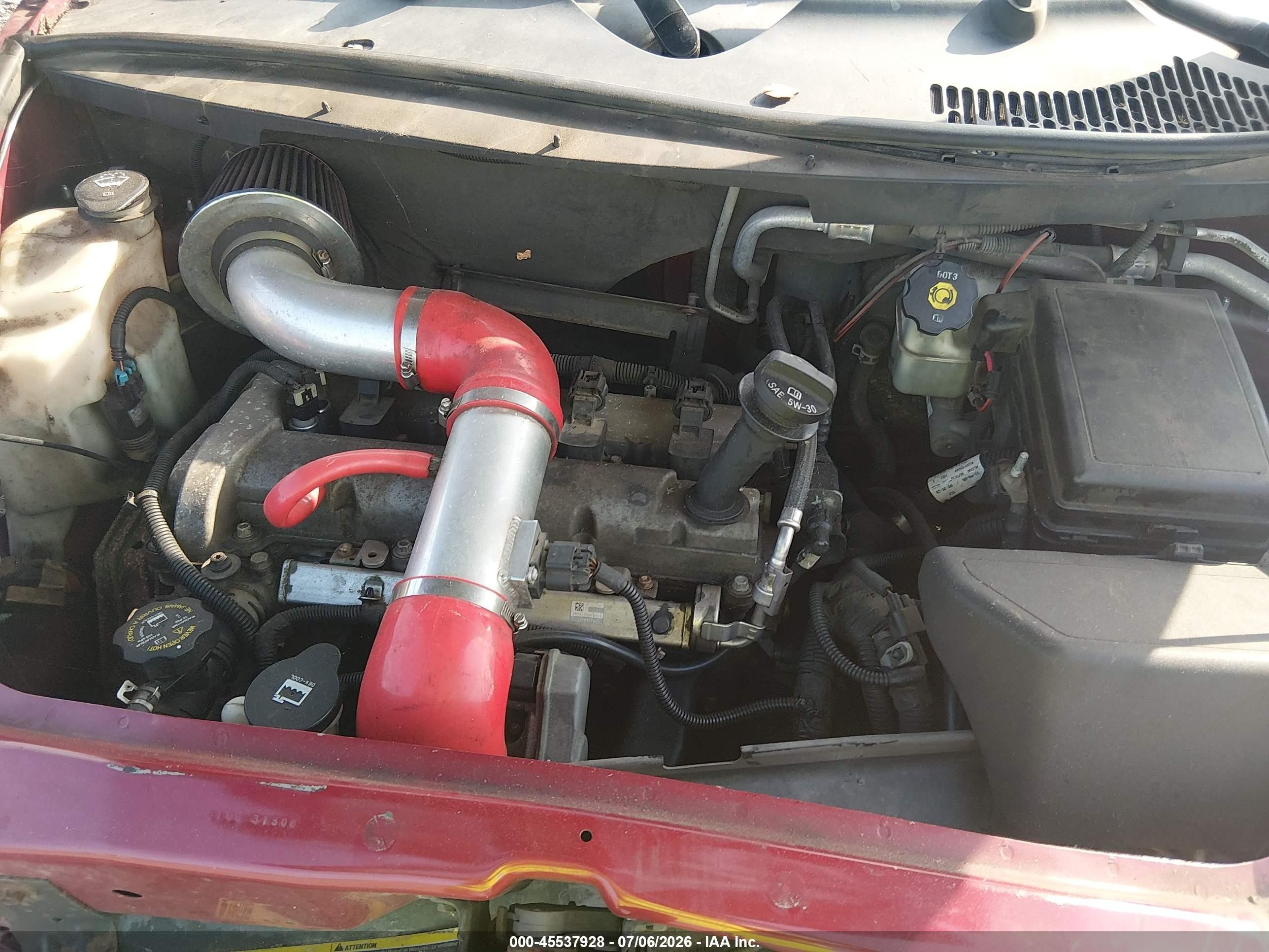 2007 Chevrolet Hhr Lt Red vin: 3GNDA33P07S583267