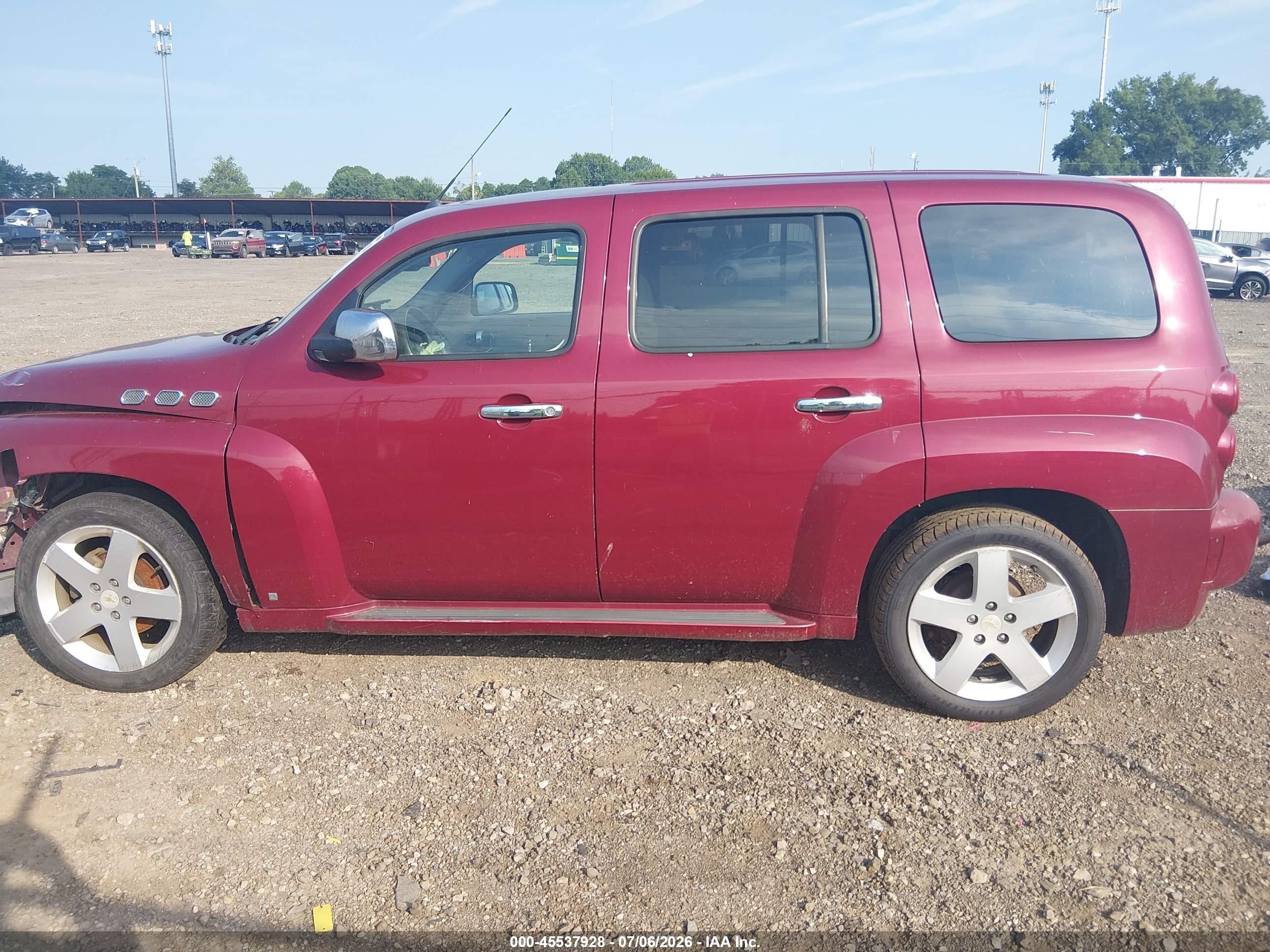 2007 Chevrolet Hhr Lt Red vin: 3GNDA33P07S583267