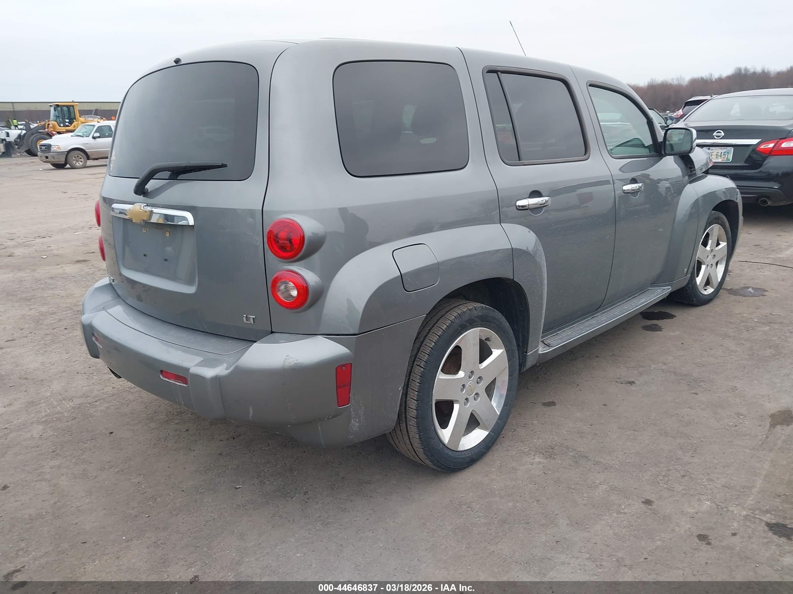 2007 Chevrolet Hhr Lt Gray vin: 3GNDA33P07S583303
