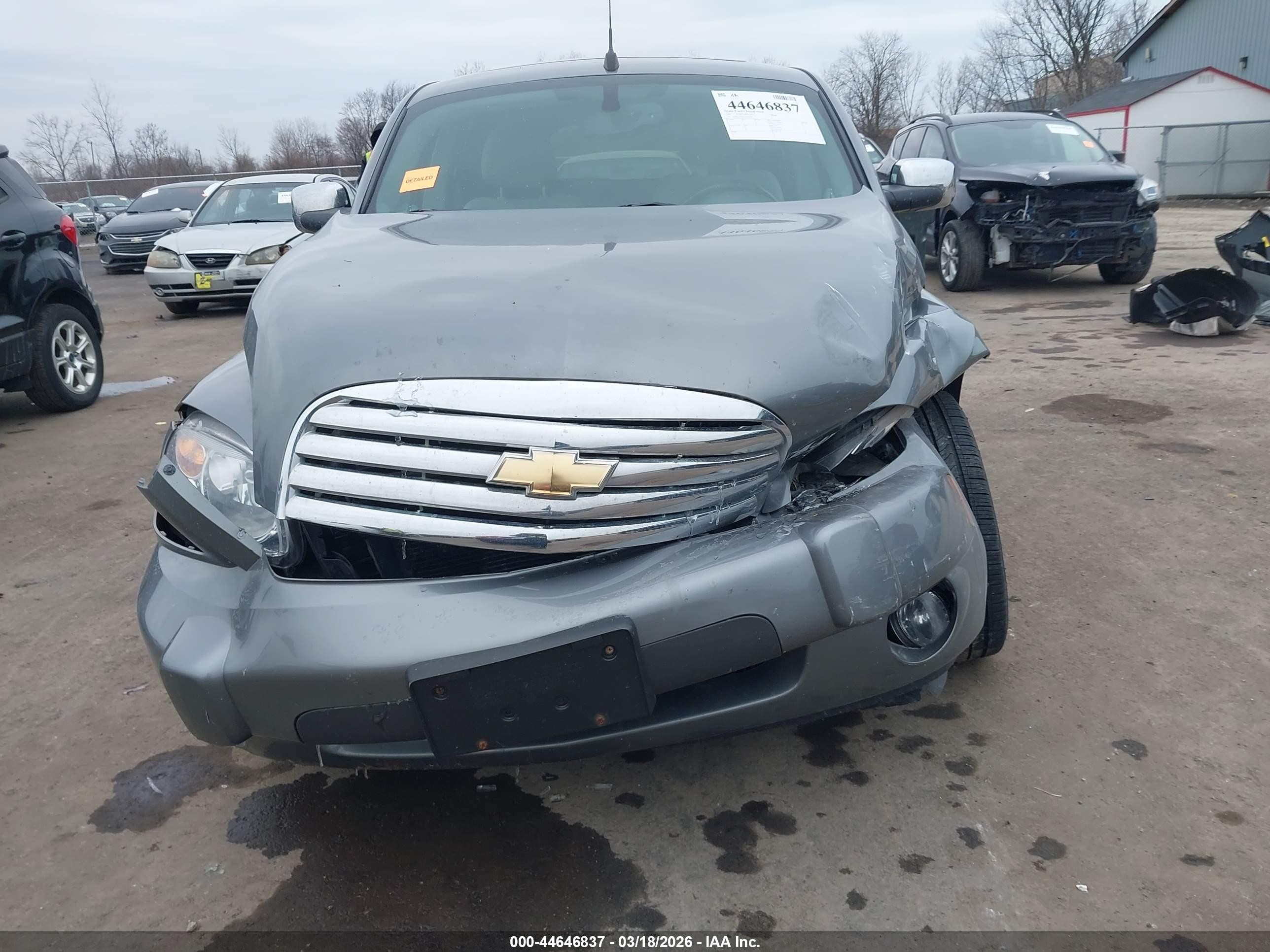 2007 Chevrolet Hhr Lt Gray vin: 3GNDA33P07S583303