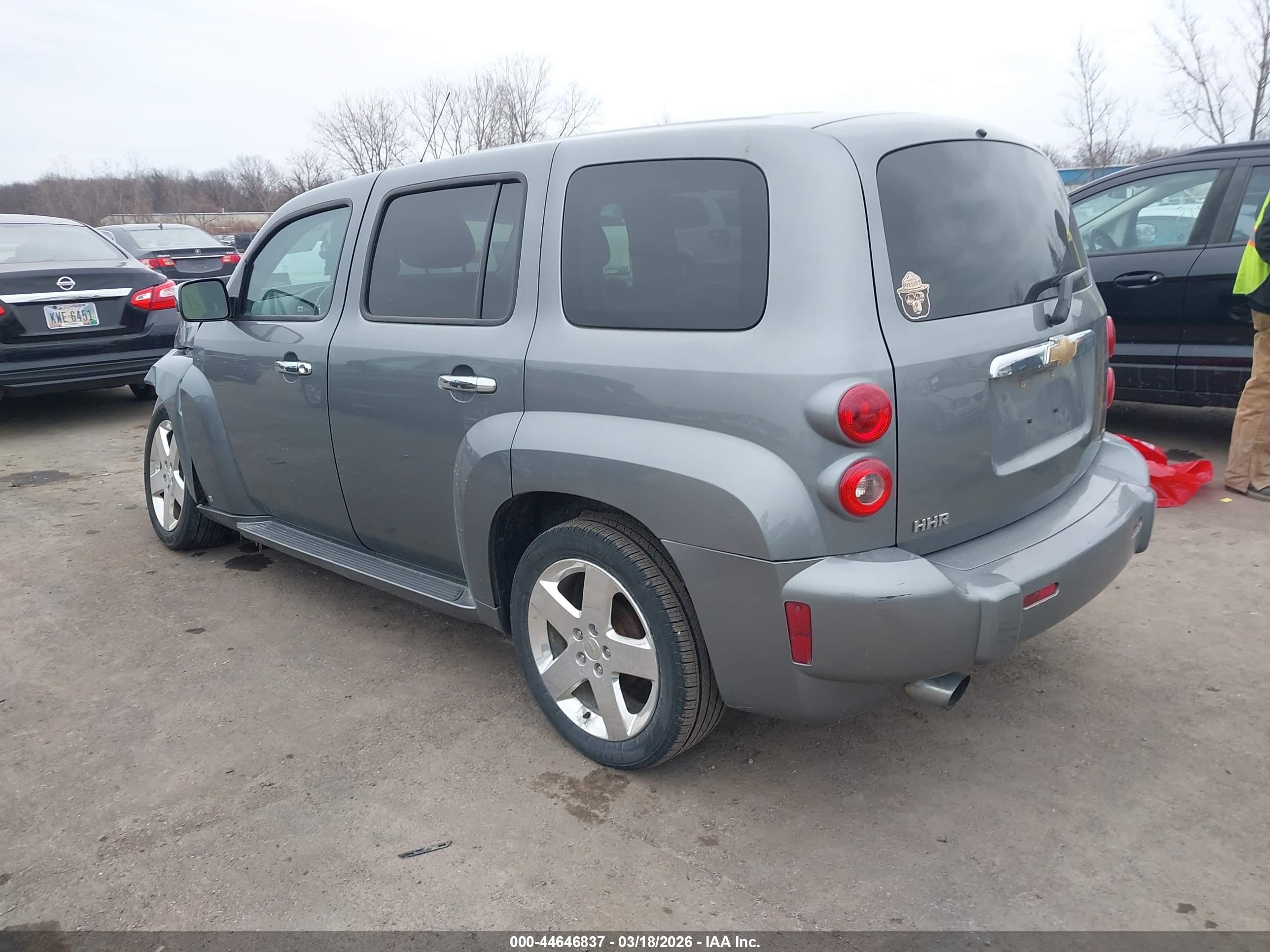 2007 Chevrolet Hhr Lt Gray vin: 3GNDA33P07S583303