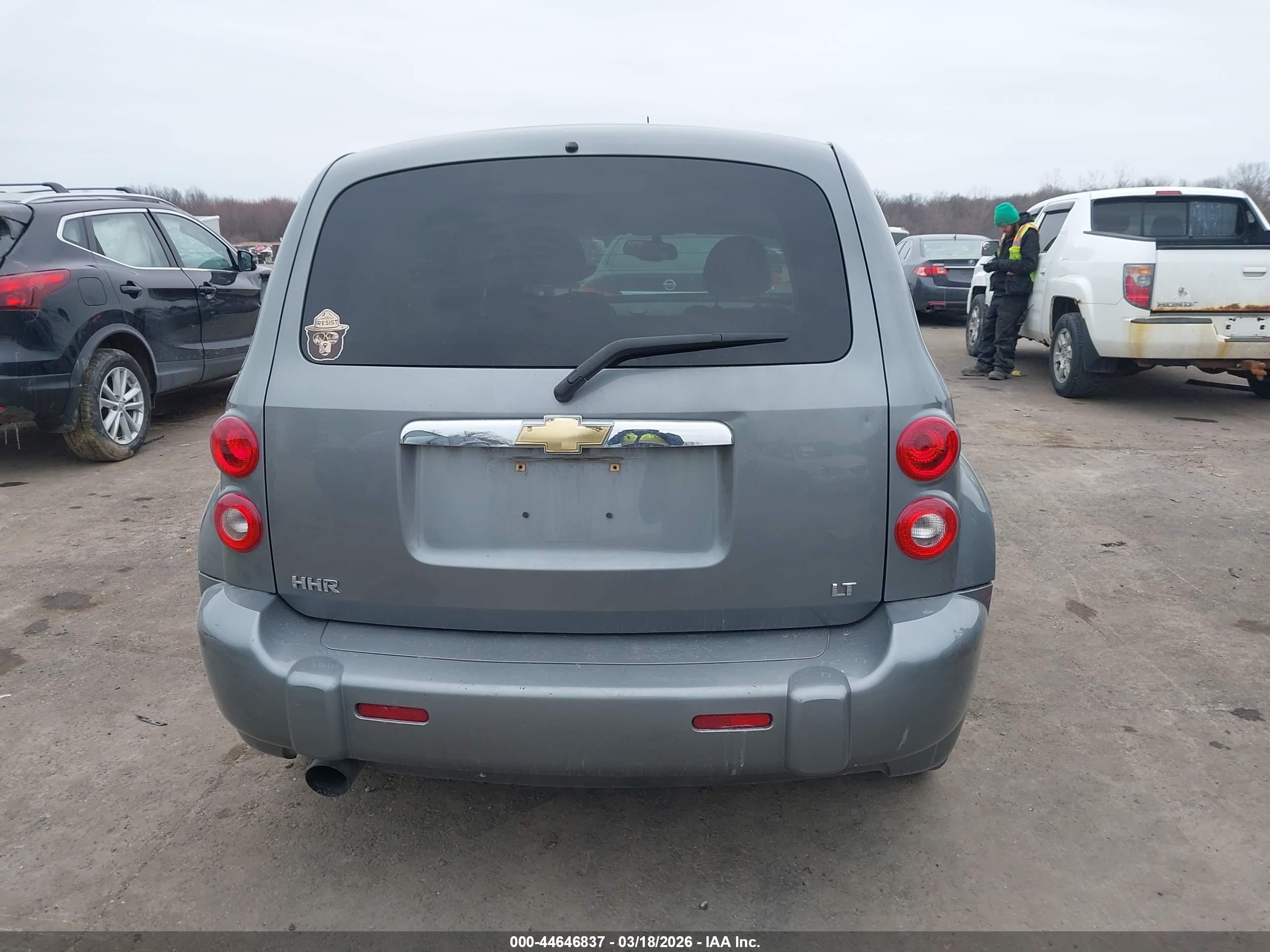 2007 Chevrolet Hhr Lt Gray vin: 3GNDA33P07S583303