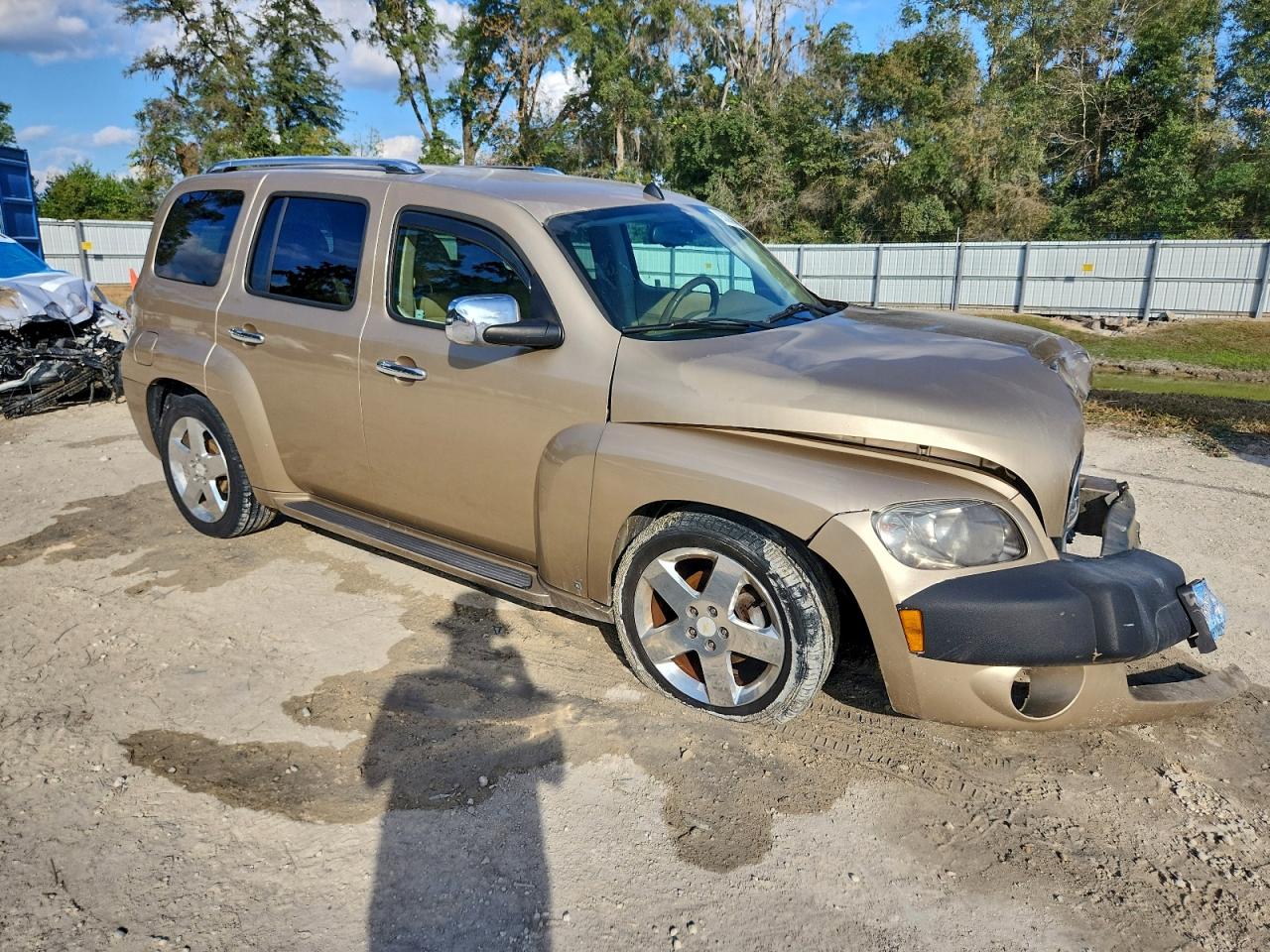 2007 Chevrolet Hhr Lt Beige vin: 3GNDA33P17S639846