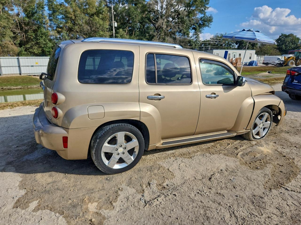 2007 Chevrolet Hhr Lt Beige vin: 3GNDA33P17S639846