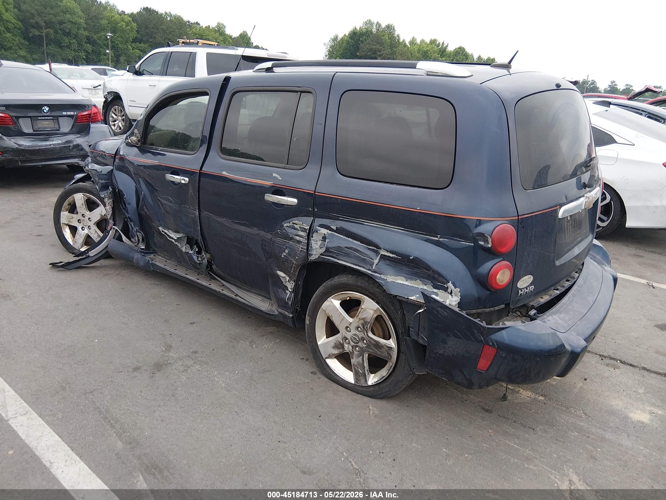 2008 Chevrolet Hhr Lt Blue vin: 3GNDA33P28S528191