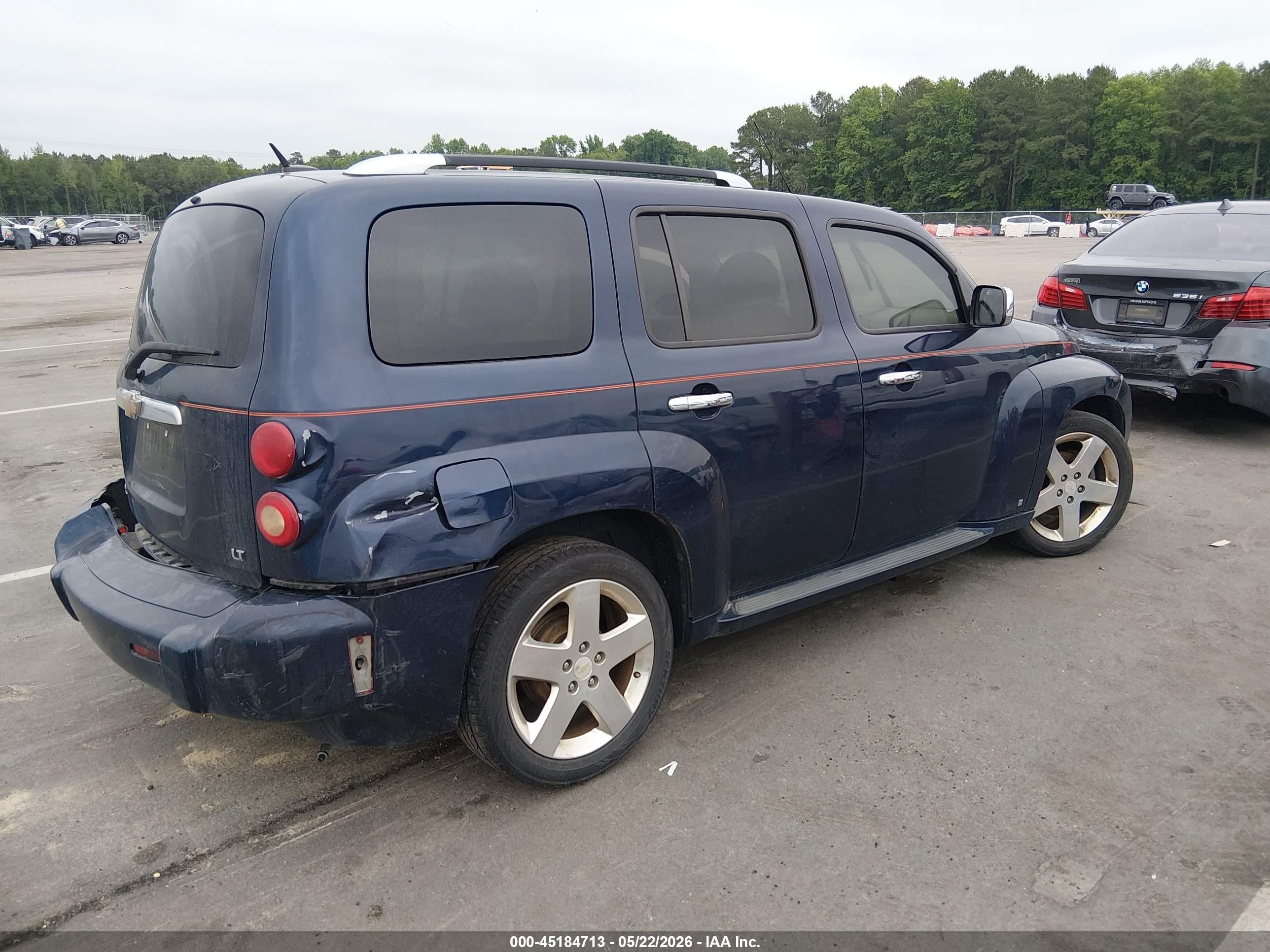 2008 Chevrolet Hhr Lt Blue vin: 3GNDA33P28S528191