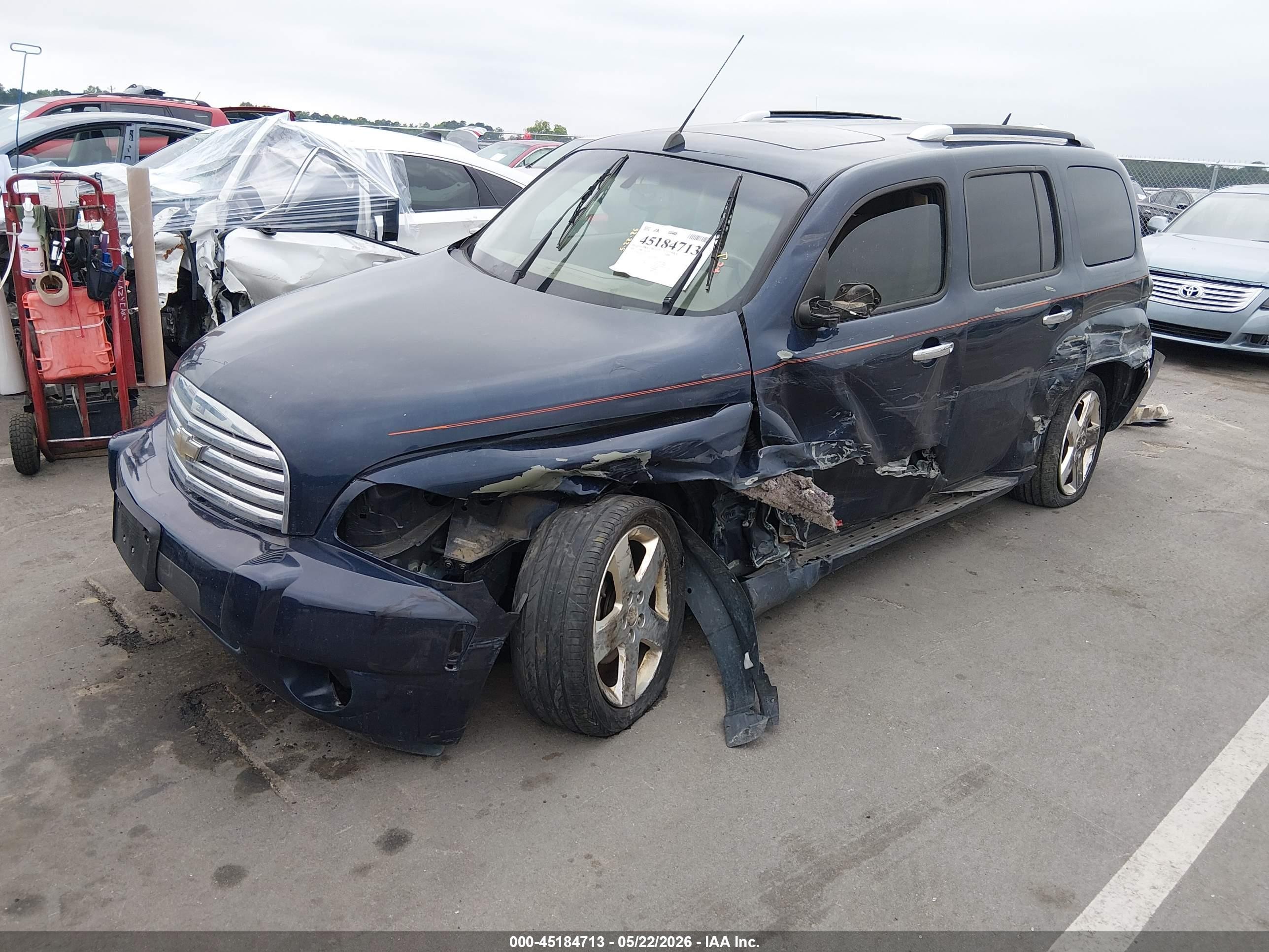 2008 Chevrolet Hhr Lt Blue vin: 3GNDA33P28S528191