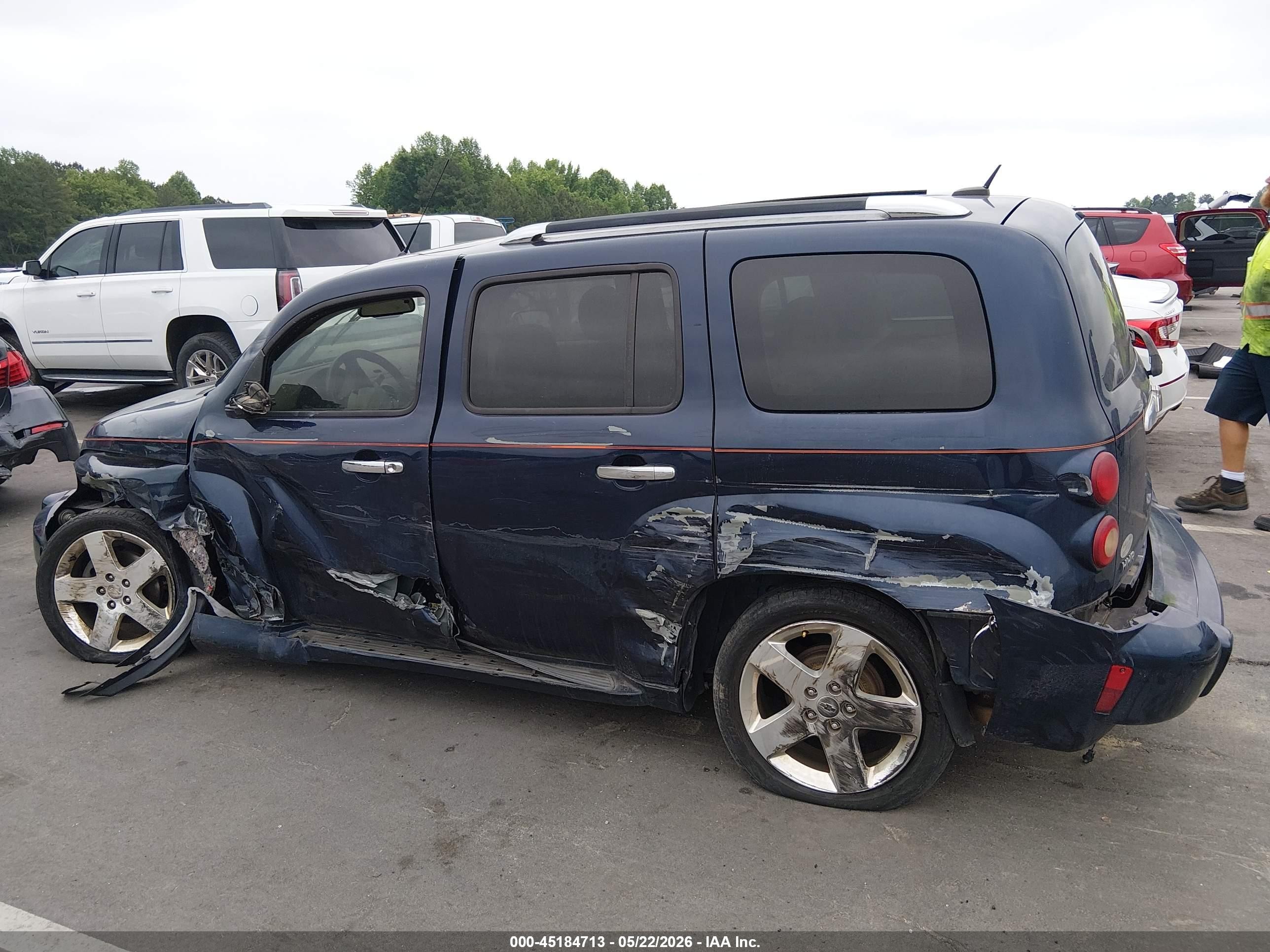 2008 Chevrolet Hhr Lt Blue vin: 3GNDA33P28S528191