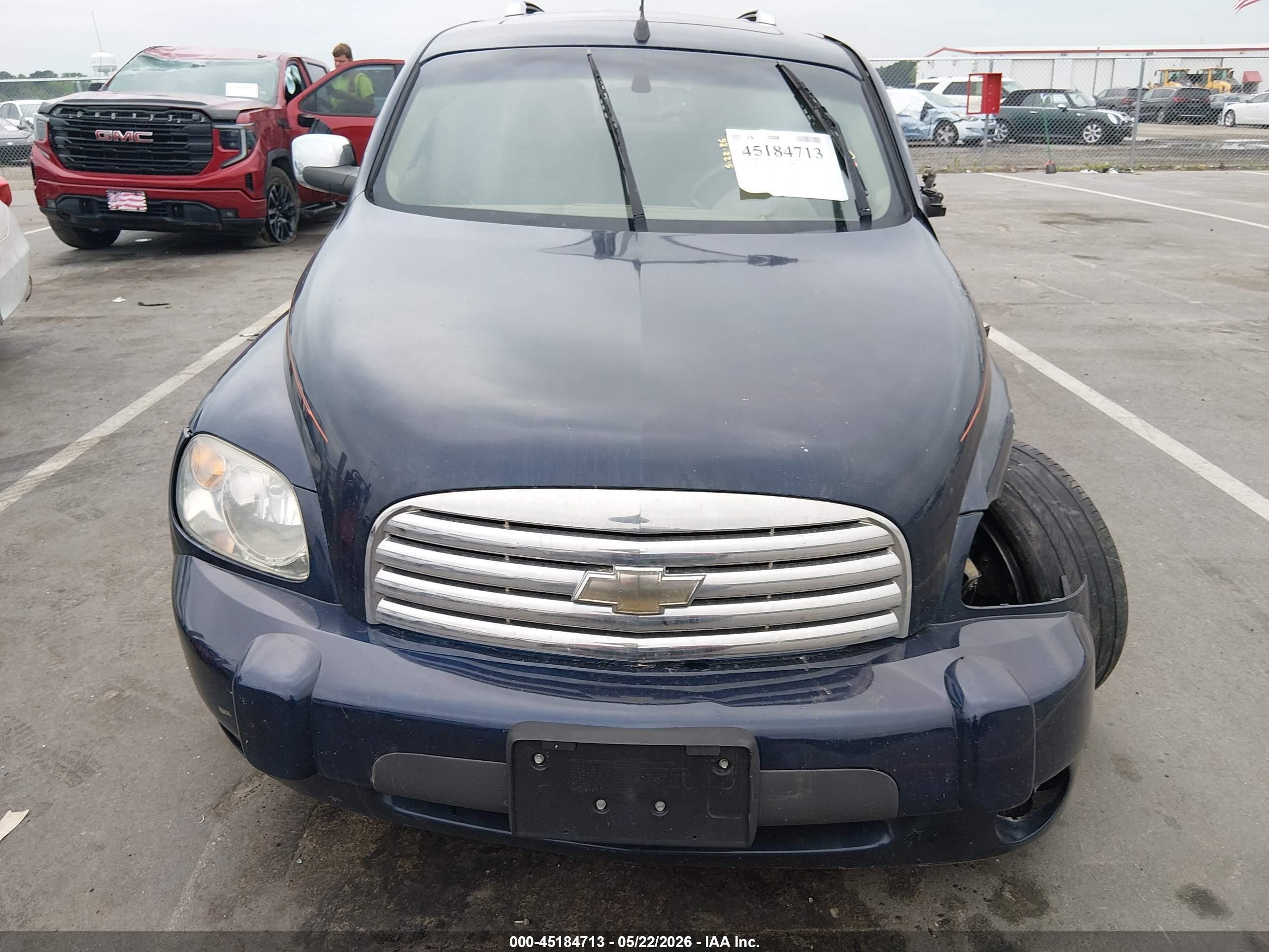2008 Chevrolet Hhr Lt Blue vin: 3GNDA33P28S528191