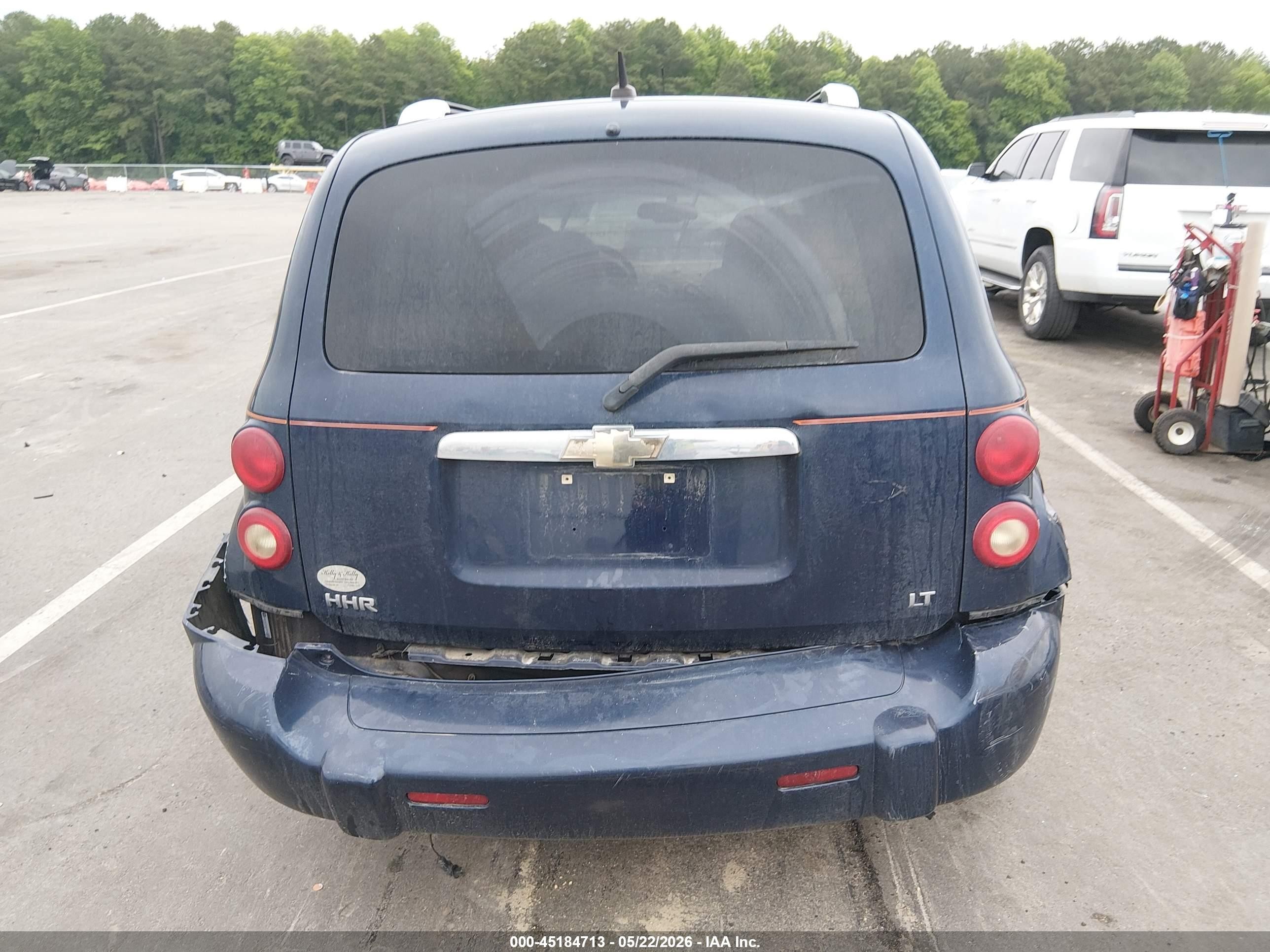 2008 Chevrolet Hhr Lt Blue vin: 3GNDA33P28S528191