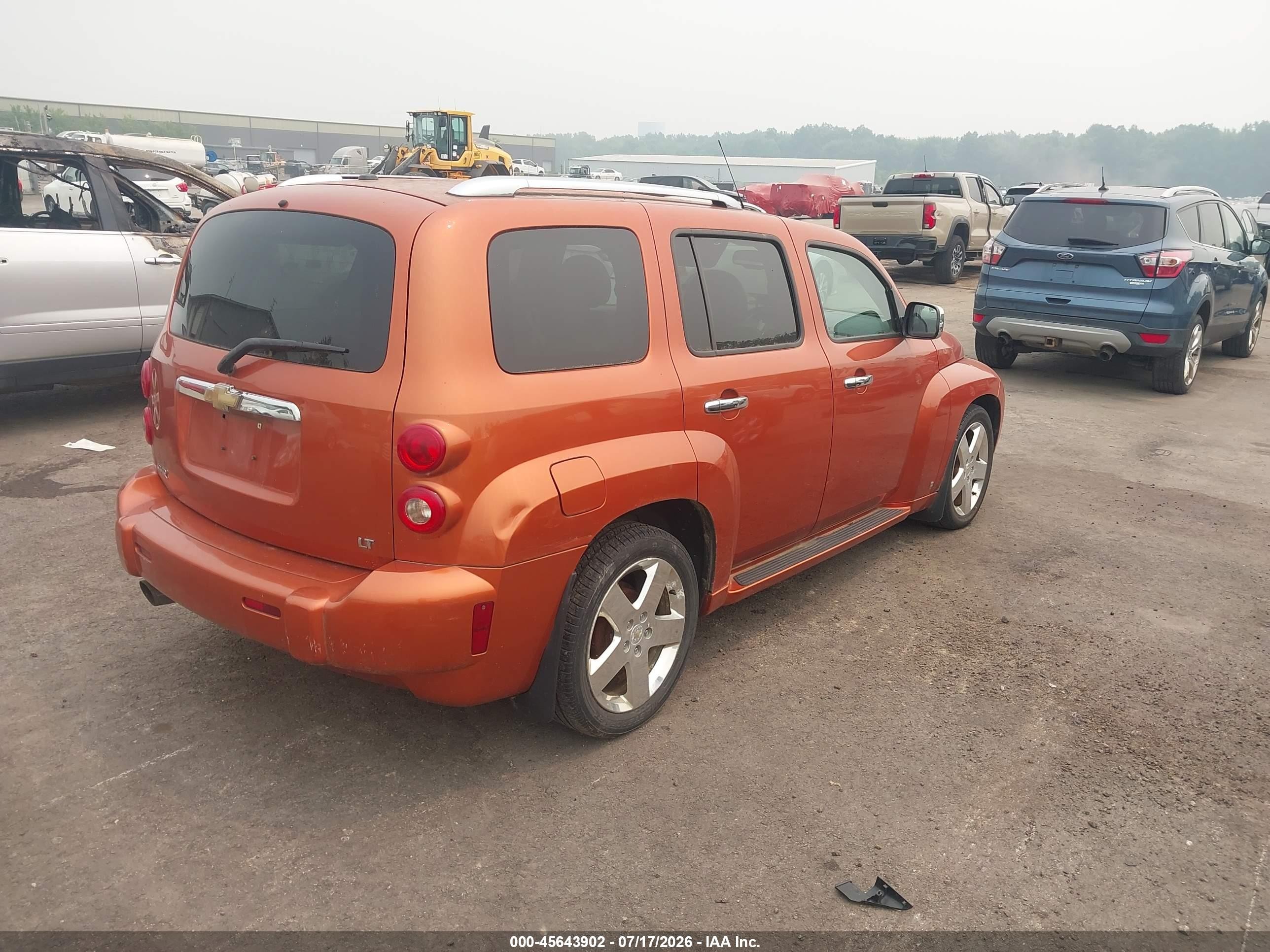 2007 Chevrolet Hhr Lt Оранжевый vin: 3GNDA33P47S507504