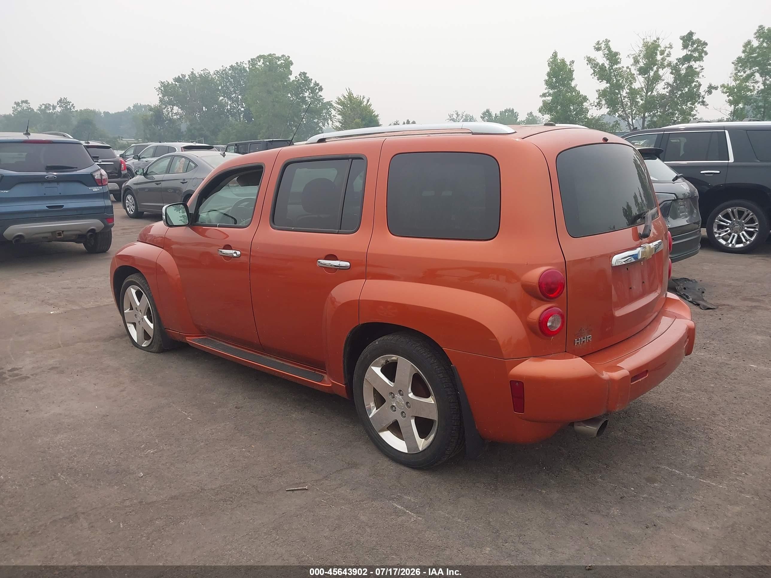 2007 Chevrolet Hhr Lt Оранжевый vin: 3GNDA33P47S507504