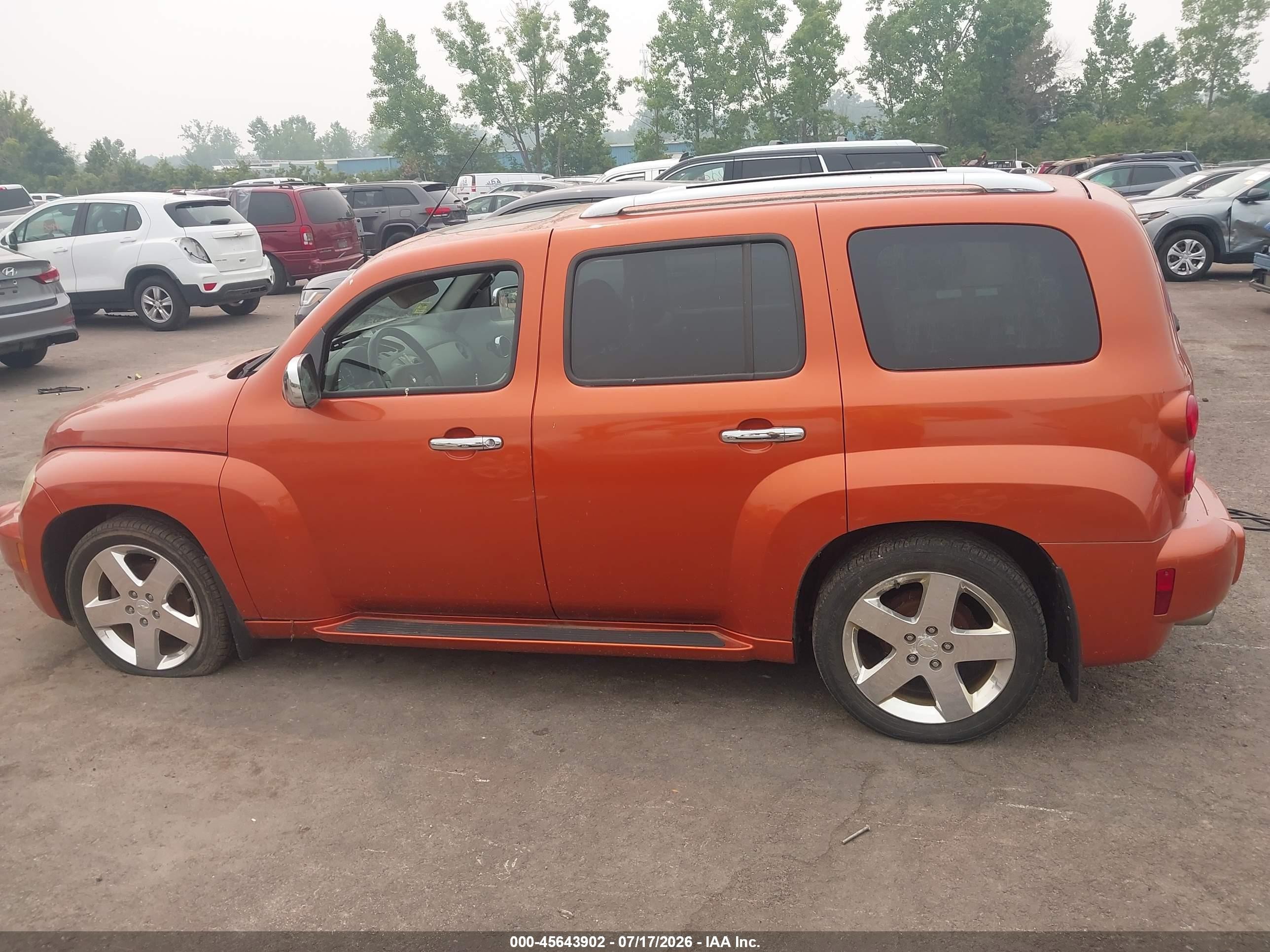 2007 Chevrolet Hhr Lt Оранжевый vin: 3GNDA33P47S507504