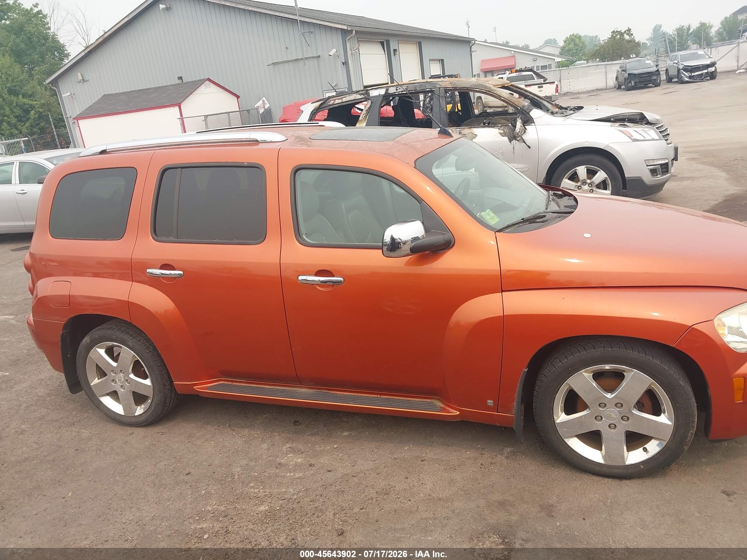 2007 Chevrolet Hhr Lt Оранжевый vin: 3GNDA33P47S507504
