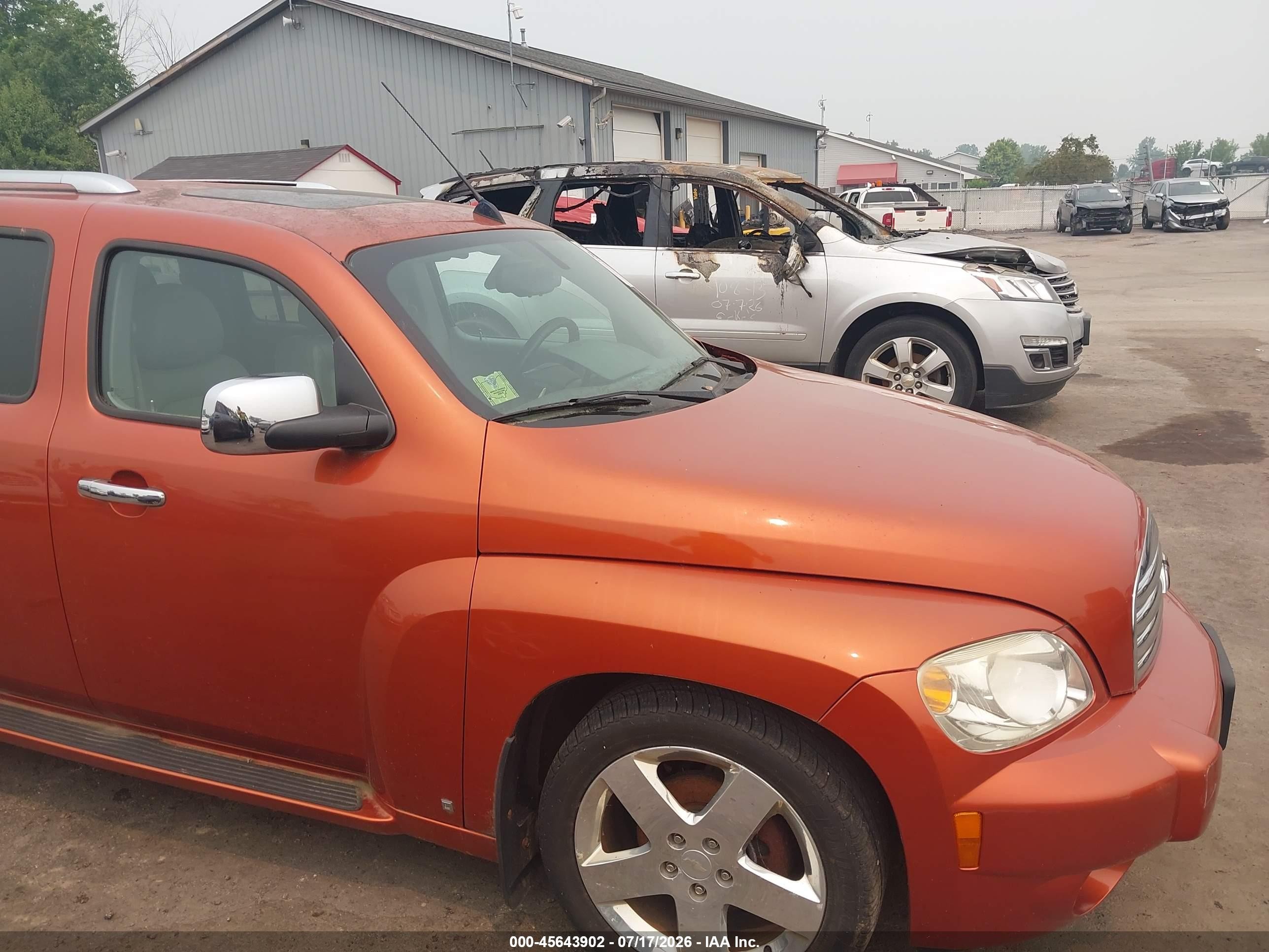 2007 Chevrolet Hhr Lt Оранжевый vin: 3GNDA33P47S507504