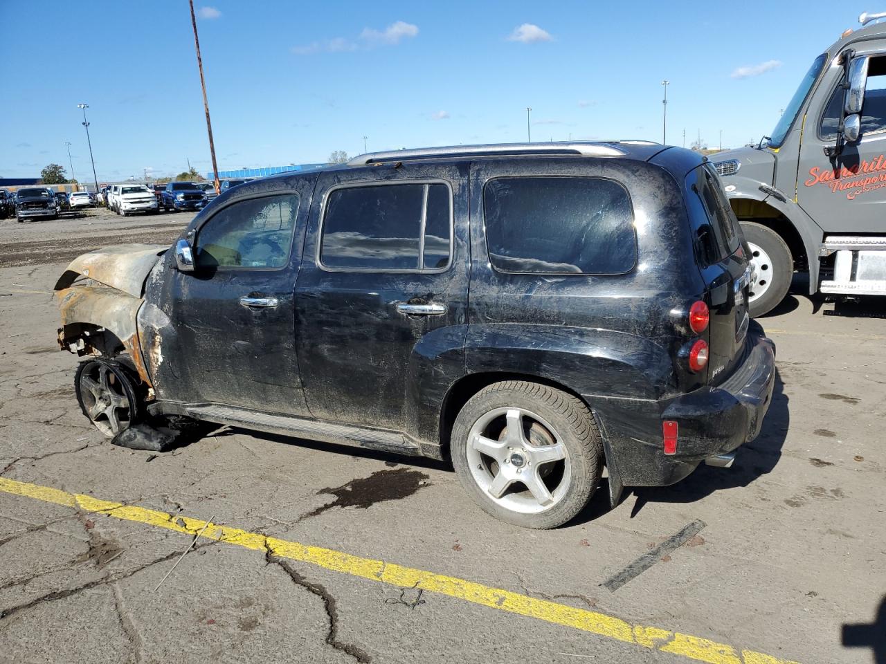 2007 Chevrolet Hhr Lt Black vin: 3GNDA33P47S514954