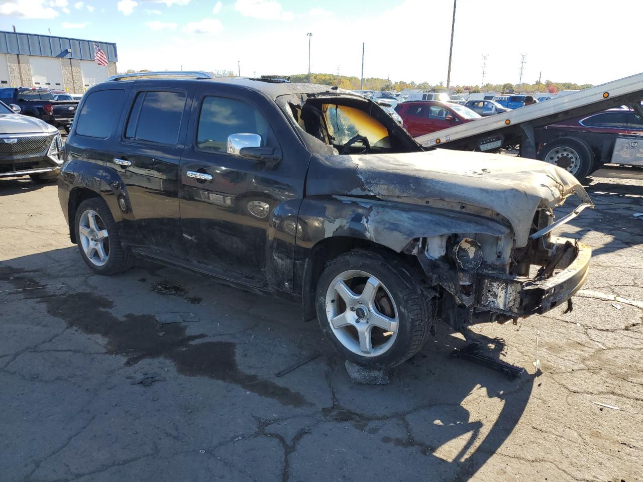 2007 Chevrolet Hhr Lt Black vin: 3GNDA33P47S514954