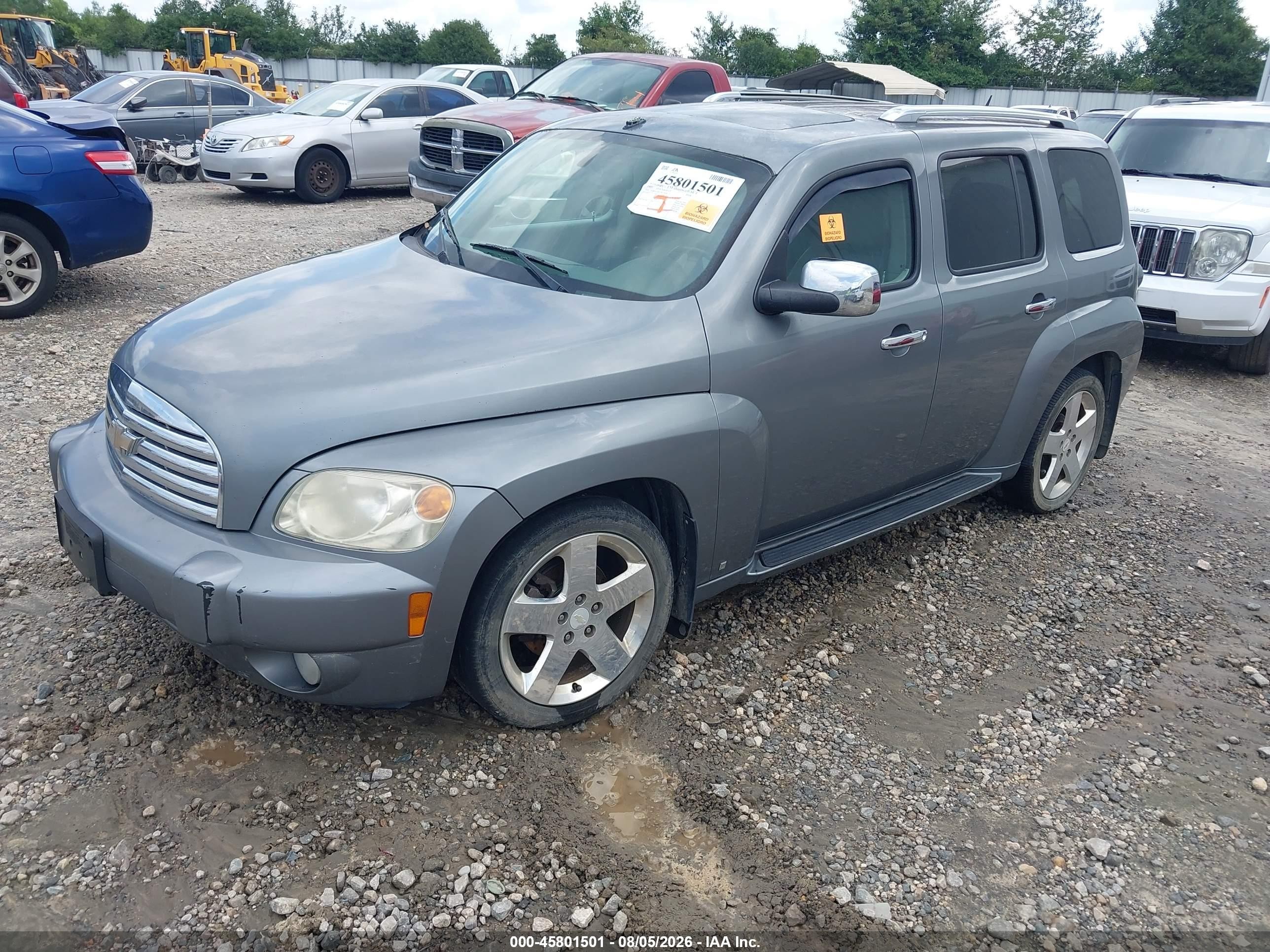 2007 Chevrolet Hhr Lt Gray vin: 3GNDA33P77S526838