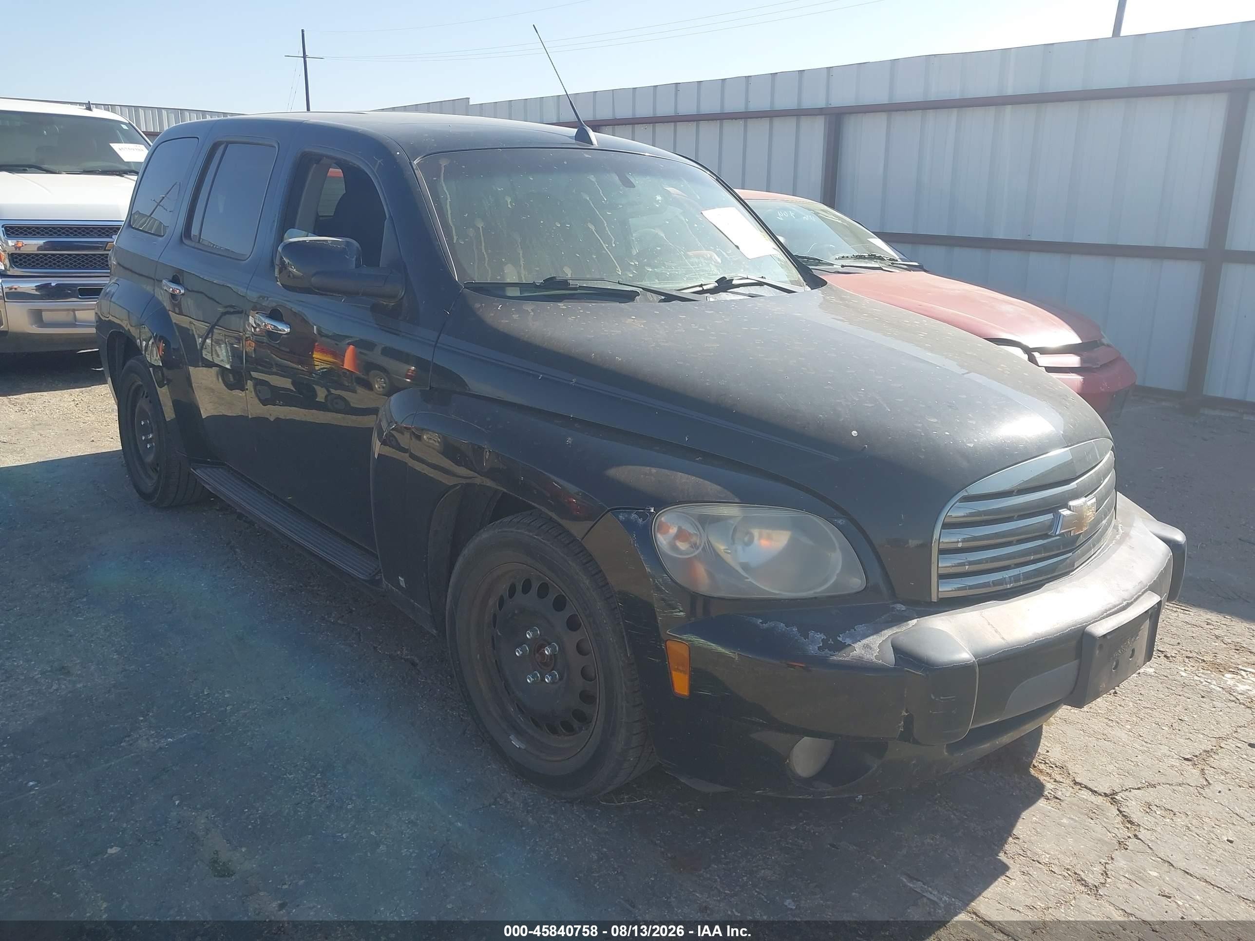 2007 Chevrolet Hhr Lt Black vin: 3GNDA33P87S581296