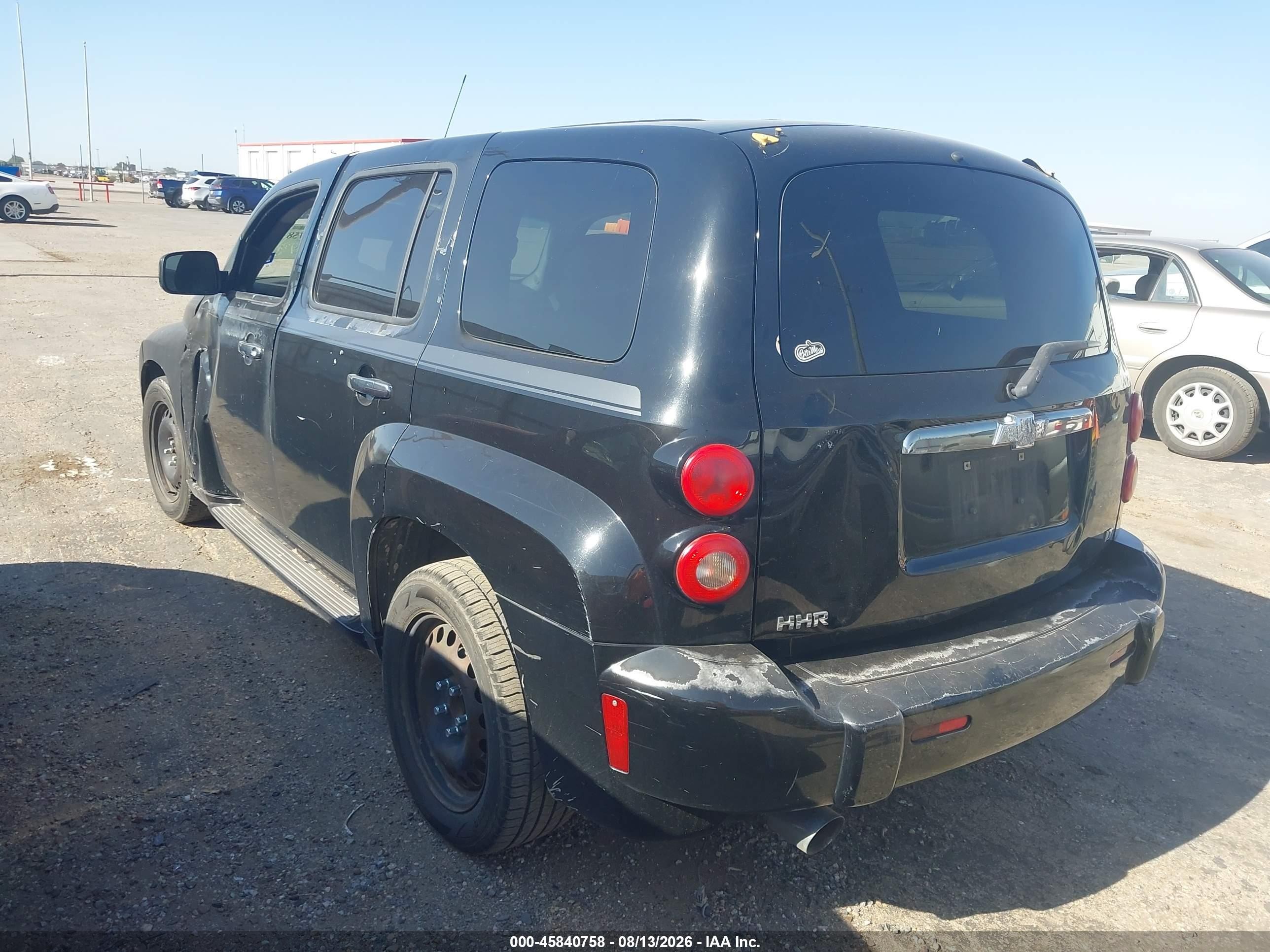 2007 Chevrolet Hhr Lt Black vin: 3GNDA33P87S581296