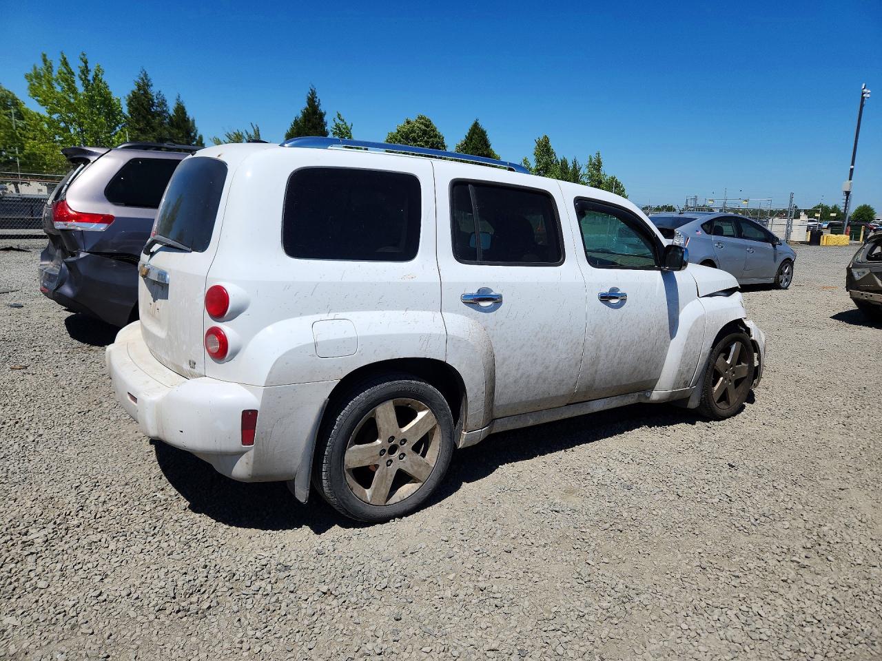 2007 Chevrolet Hhr Lt White vin: 3GNDA33P87S634353
