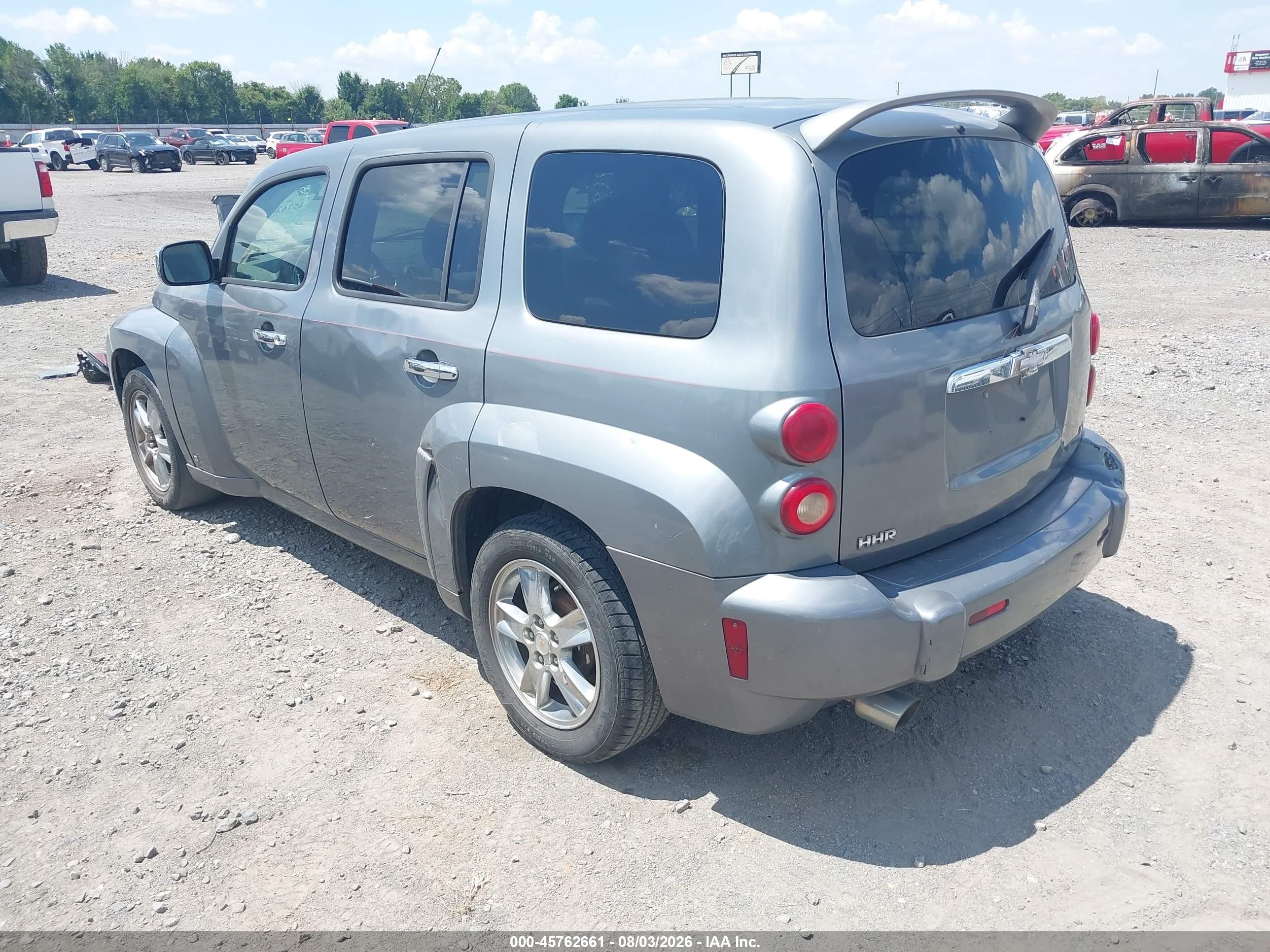 2007 Chevrolet Hhr Lt Gray vin: 3GNDA33P97S506686