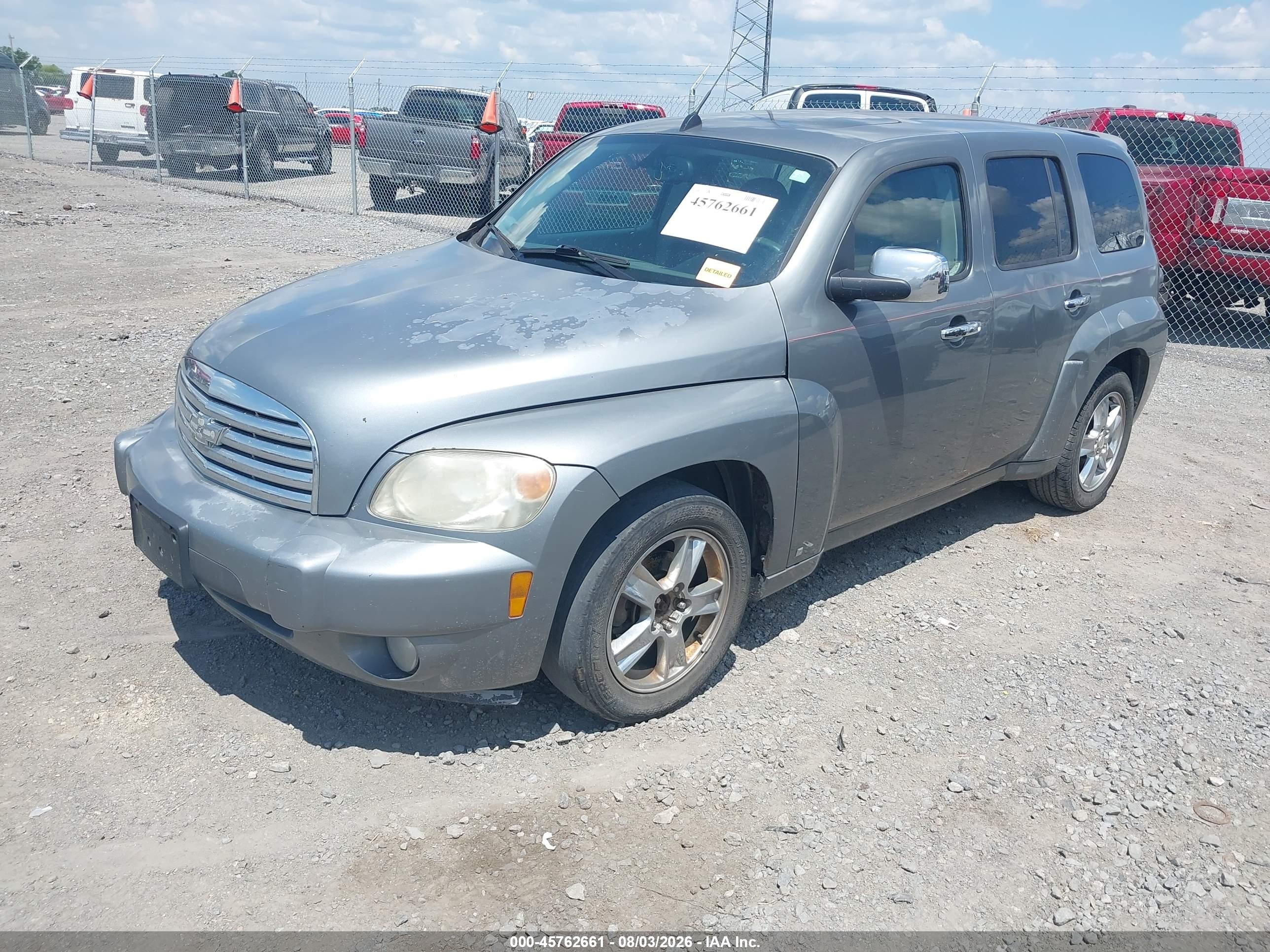 2007 Chevrolet Hhr Lt Gray vin: 3GNDA33P97S506686